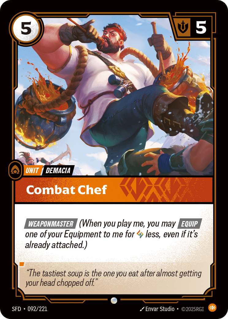 Combat Chef — Spiritforged — Riftbound