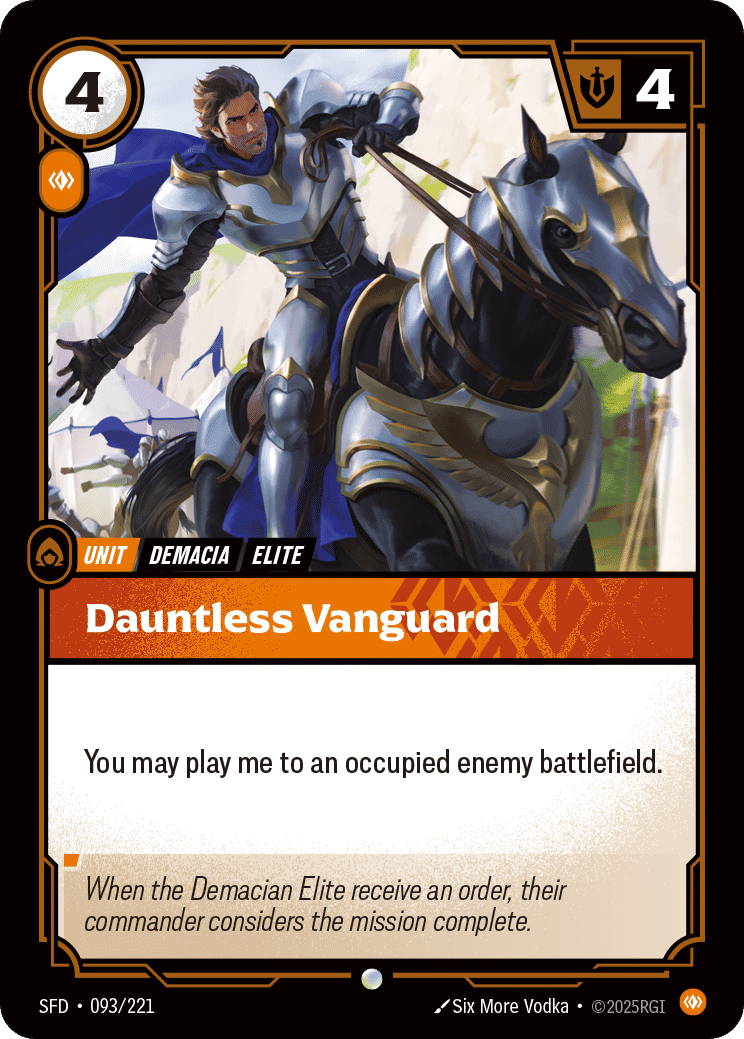Dauntless Vanguard — Spiritforged — Riftbound
