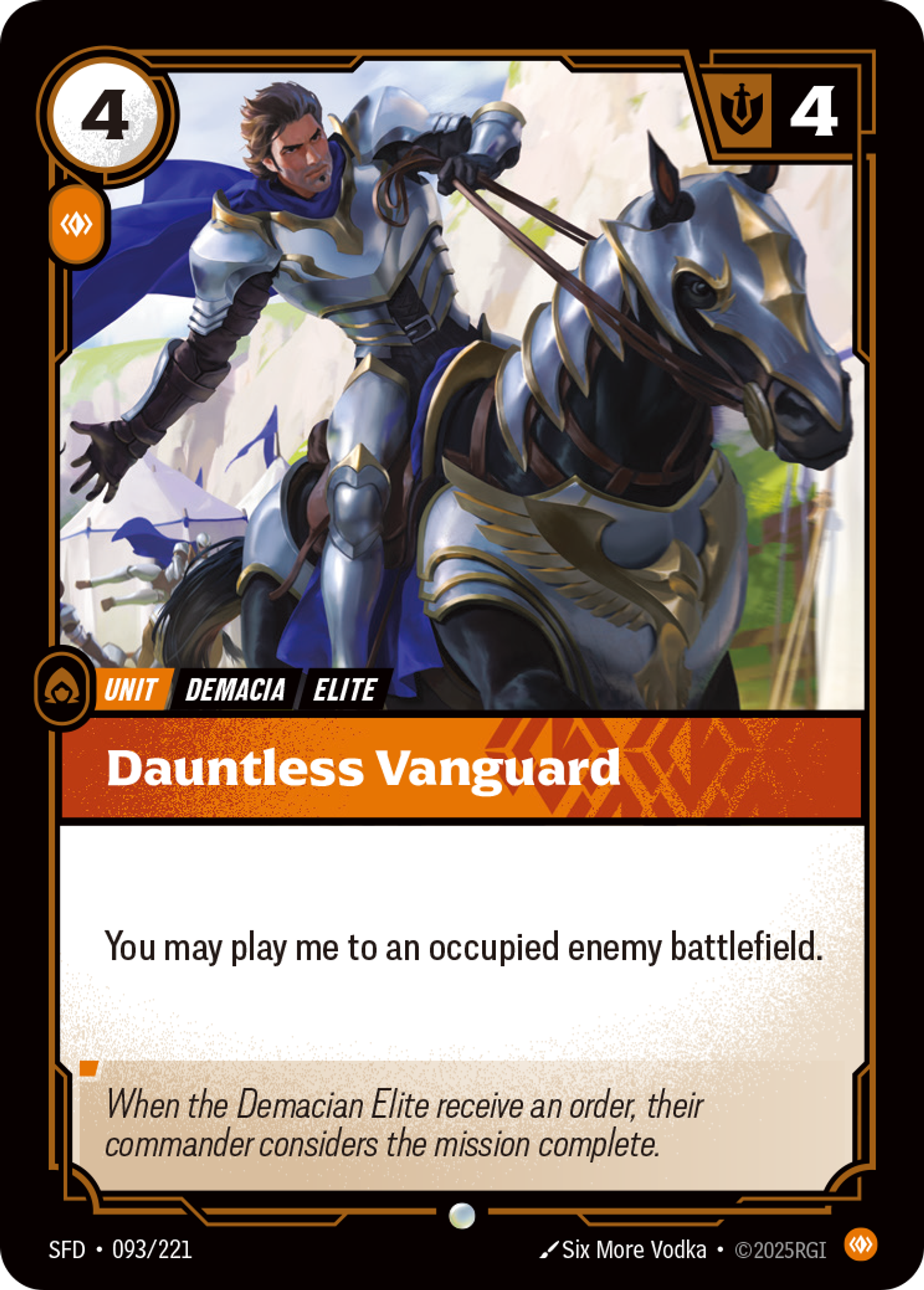 Dauntless Vanguard — Spiritforged — Riftbound