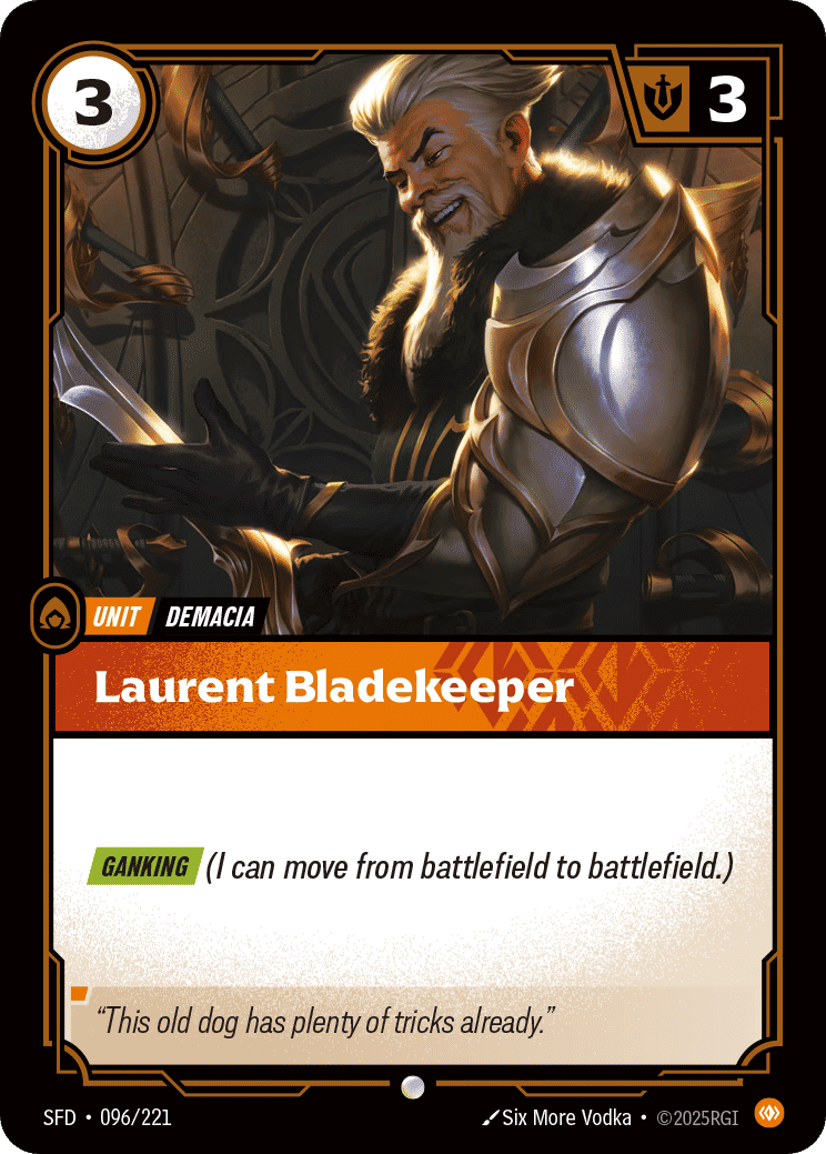 Laurent Bladekeeper — Spiritforged — Riftbound
