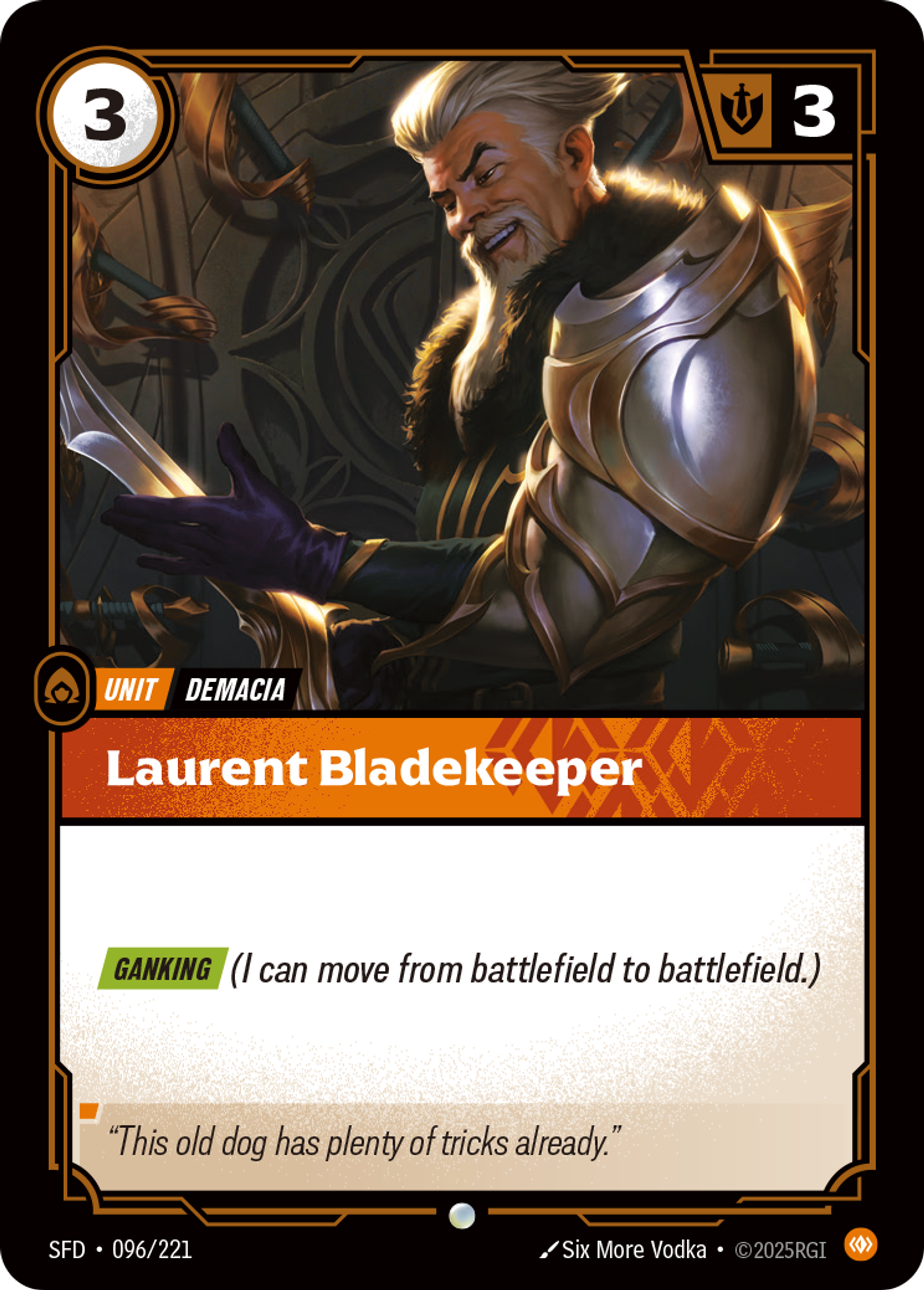 Laurent Bladekeeper — Spiritforged — Riftbound