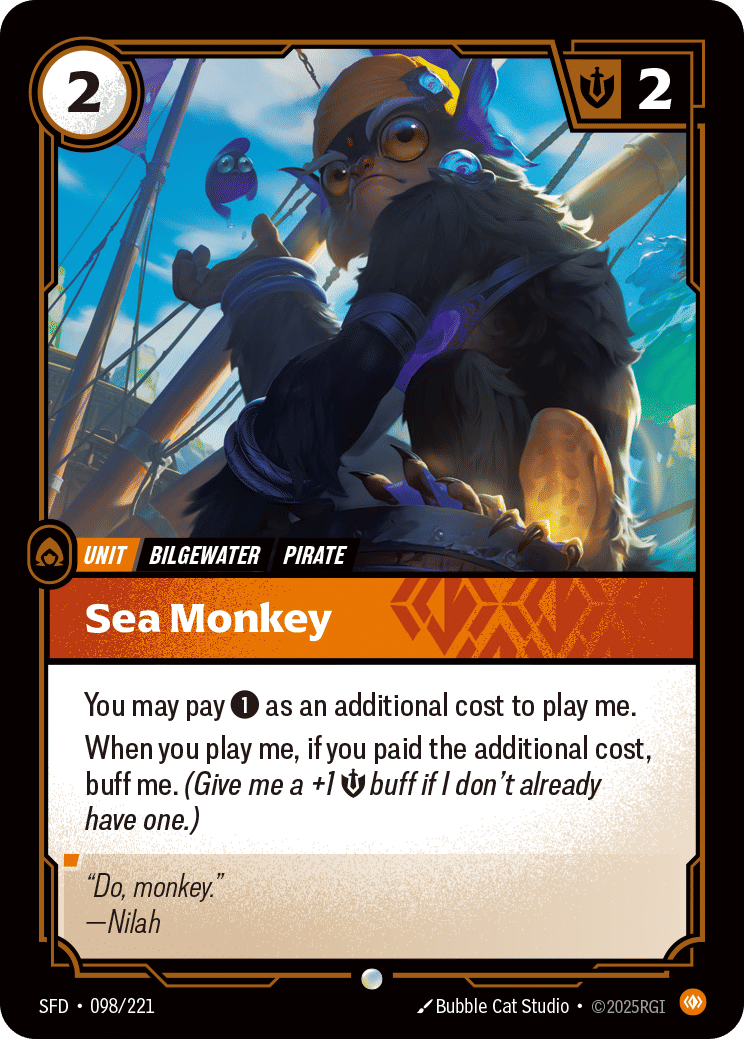Sea Monkey — Spiritforged — Riftbound