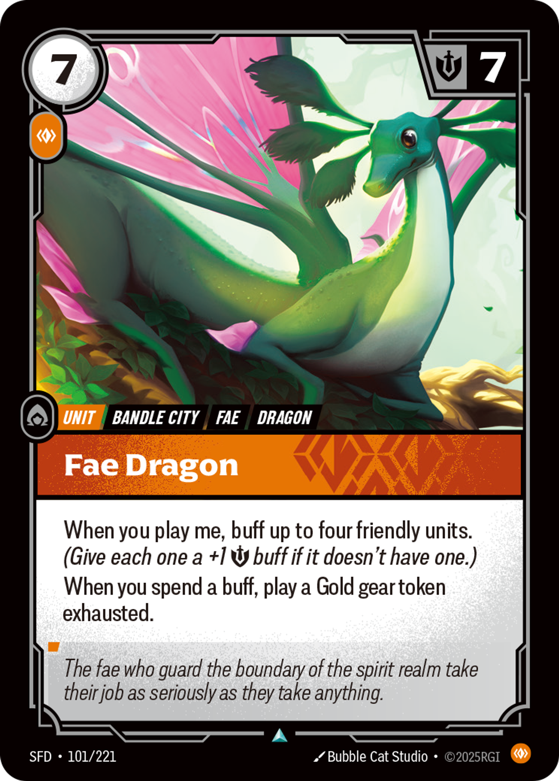 Fae Dragon — Spiritforged — Riftbound: League of Legends TCG