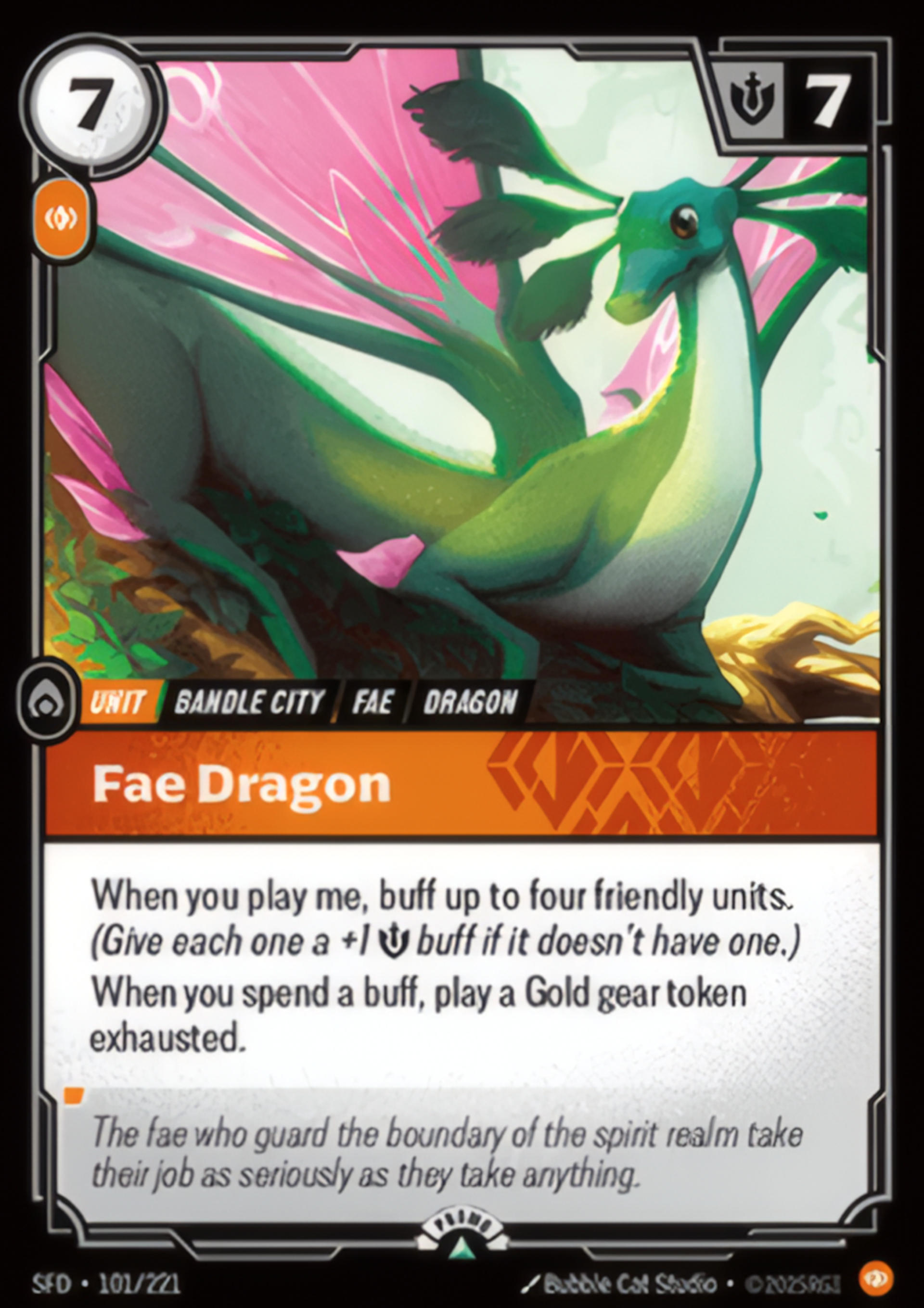 Fae Dragon — Spiritforged - Promo Cards — Riftbound