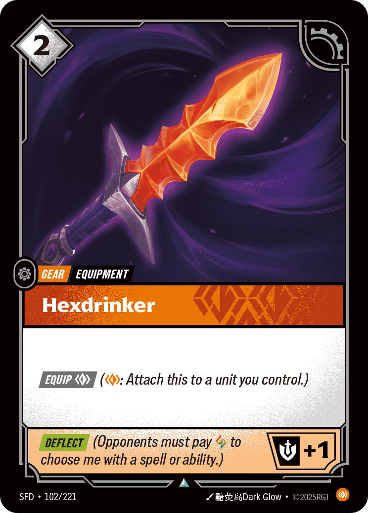 Hexdrinker — Spiritforged — Riftbound: League of Legends TCG
