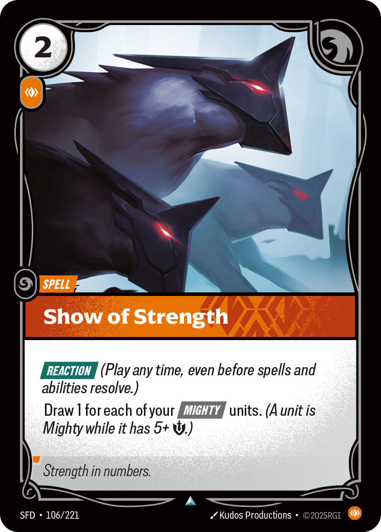 Show of Strength — Spiritforged — Riftbound