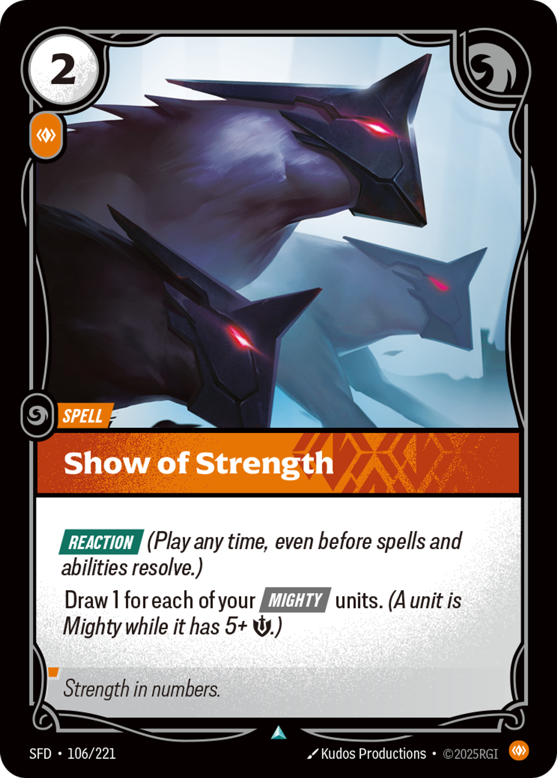 Show of Strength — Spiritforged — Riftbound