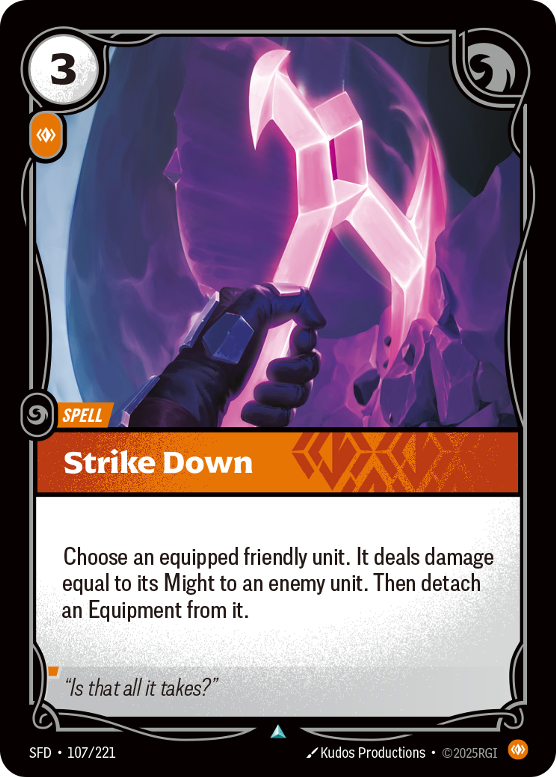 Strike Down — Spiritforged — Riftbound