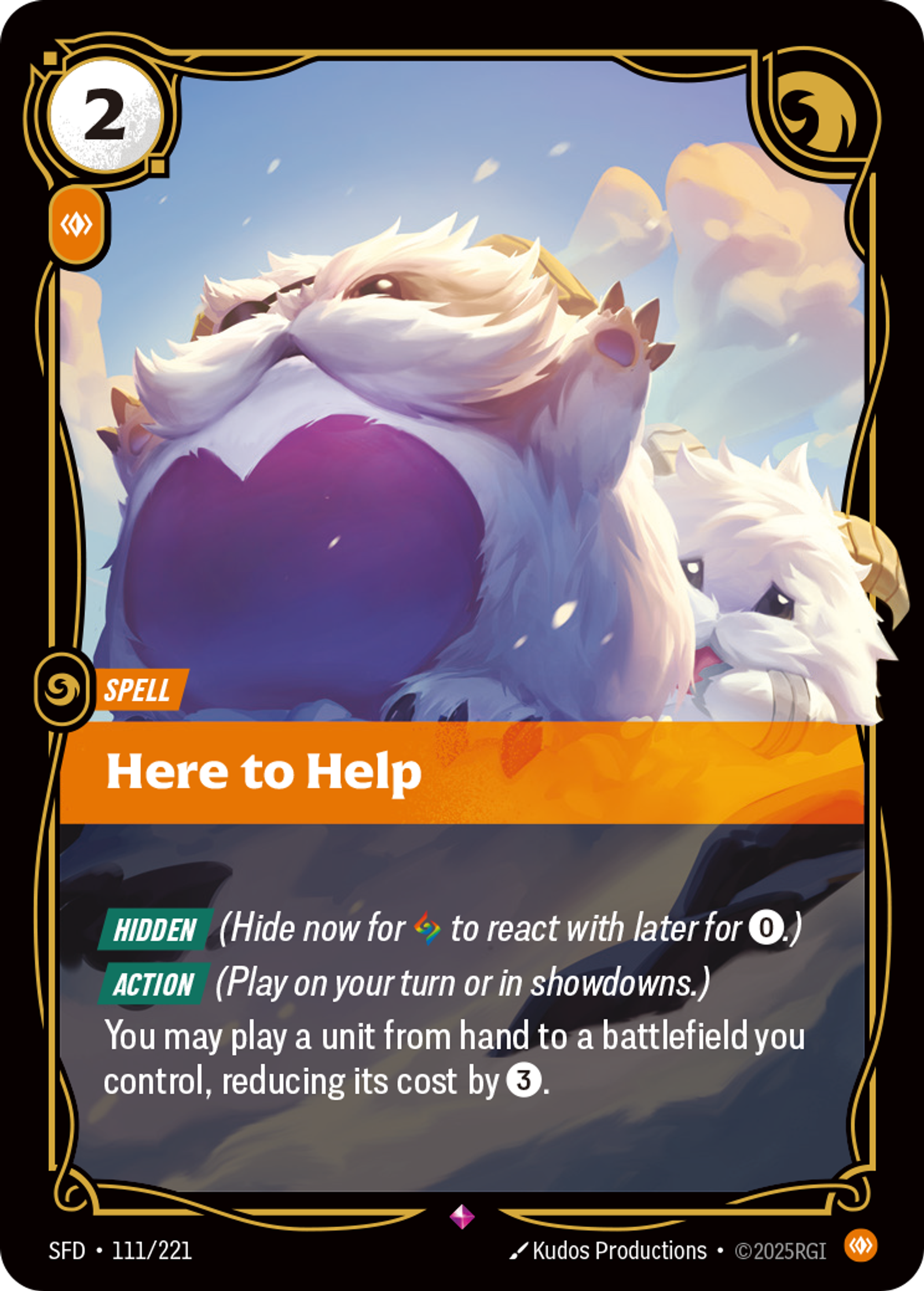Here to Help — Spiritforged — Riftbound