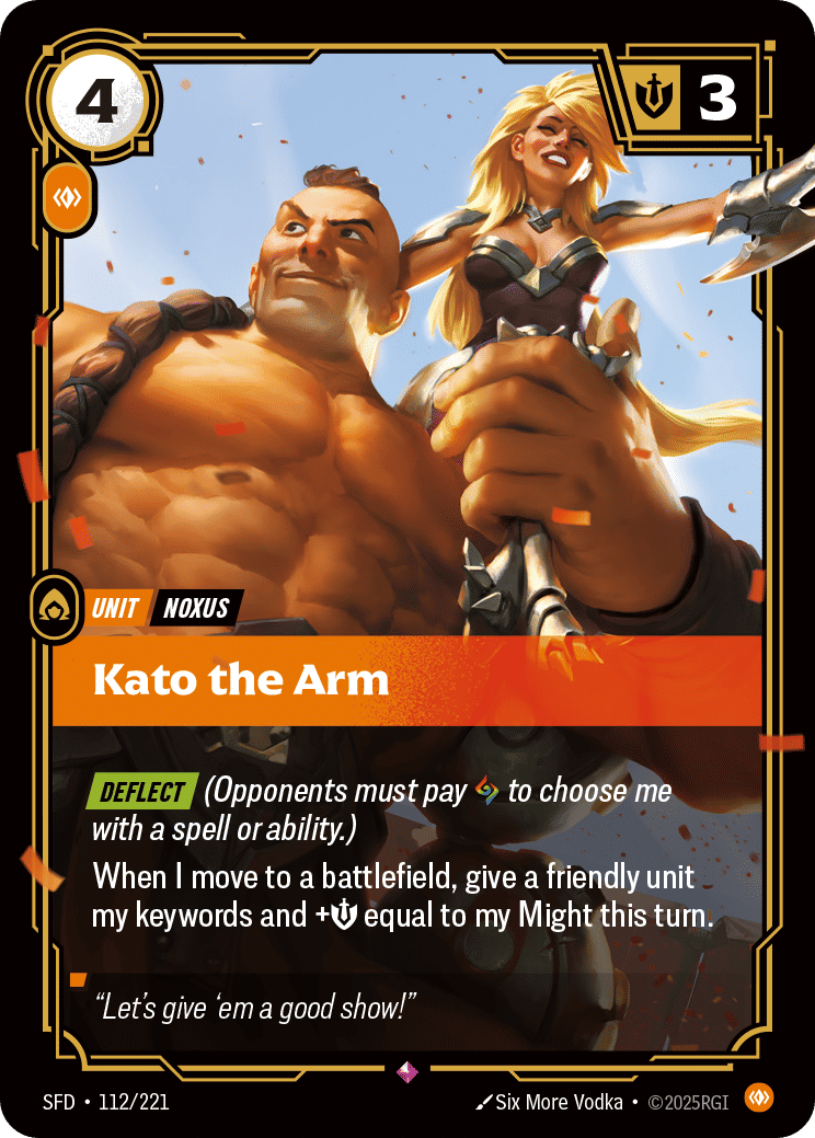 Kato the Arm — Spiritforged — Riftbound