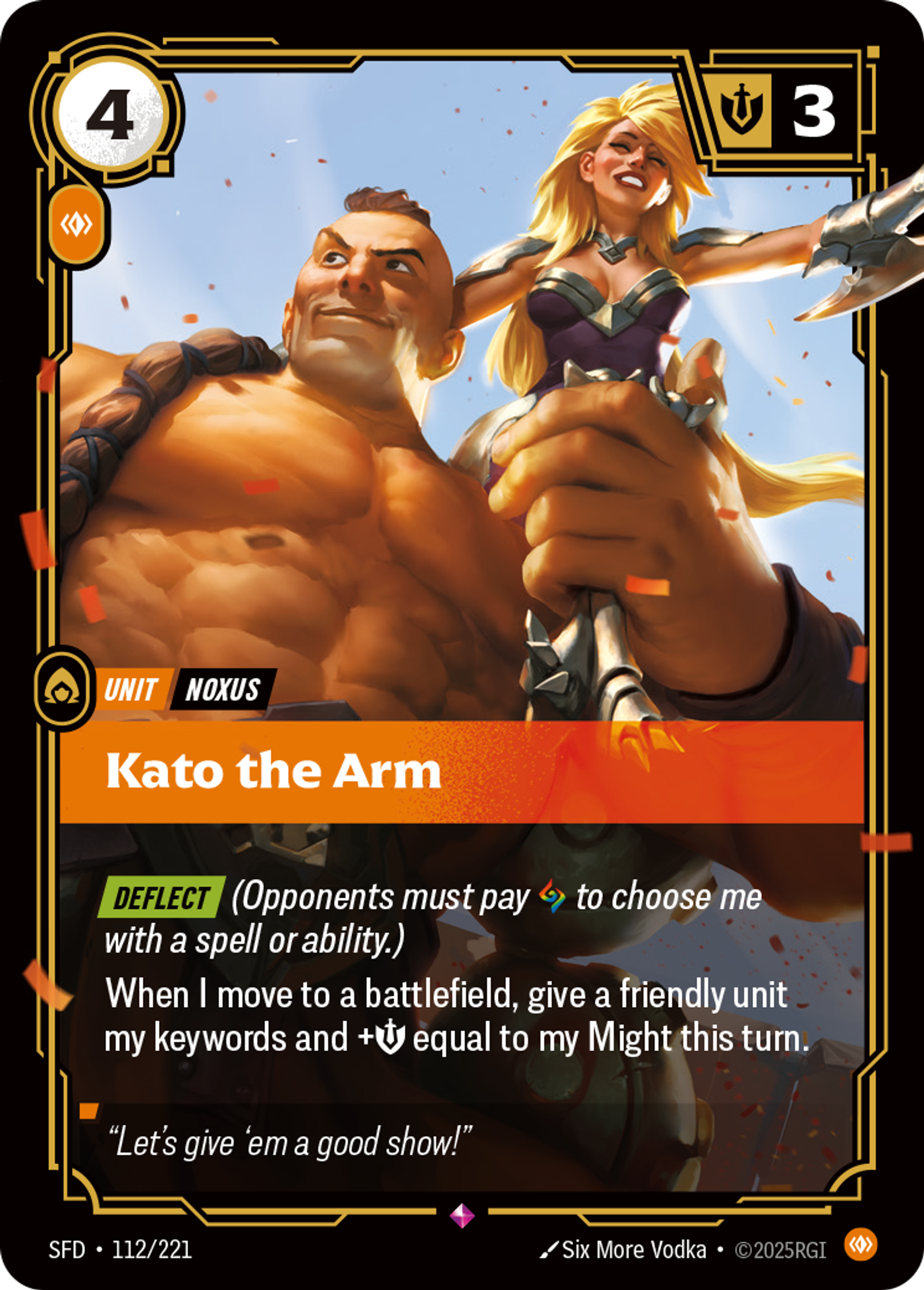 Kato the Arm — Spiritforged — Riftbound: League of Legends TCG