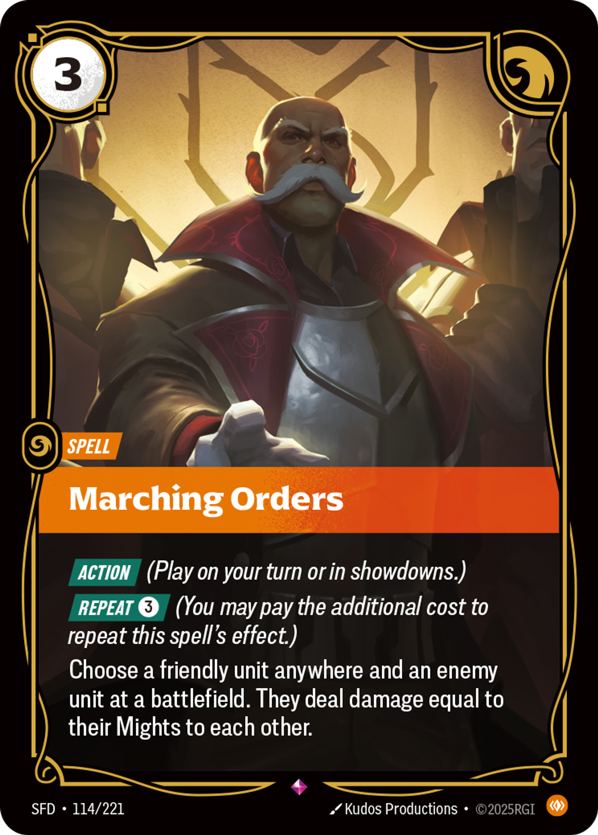 Marching Orders — Spiritforged — Riftbound