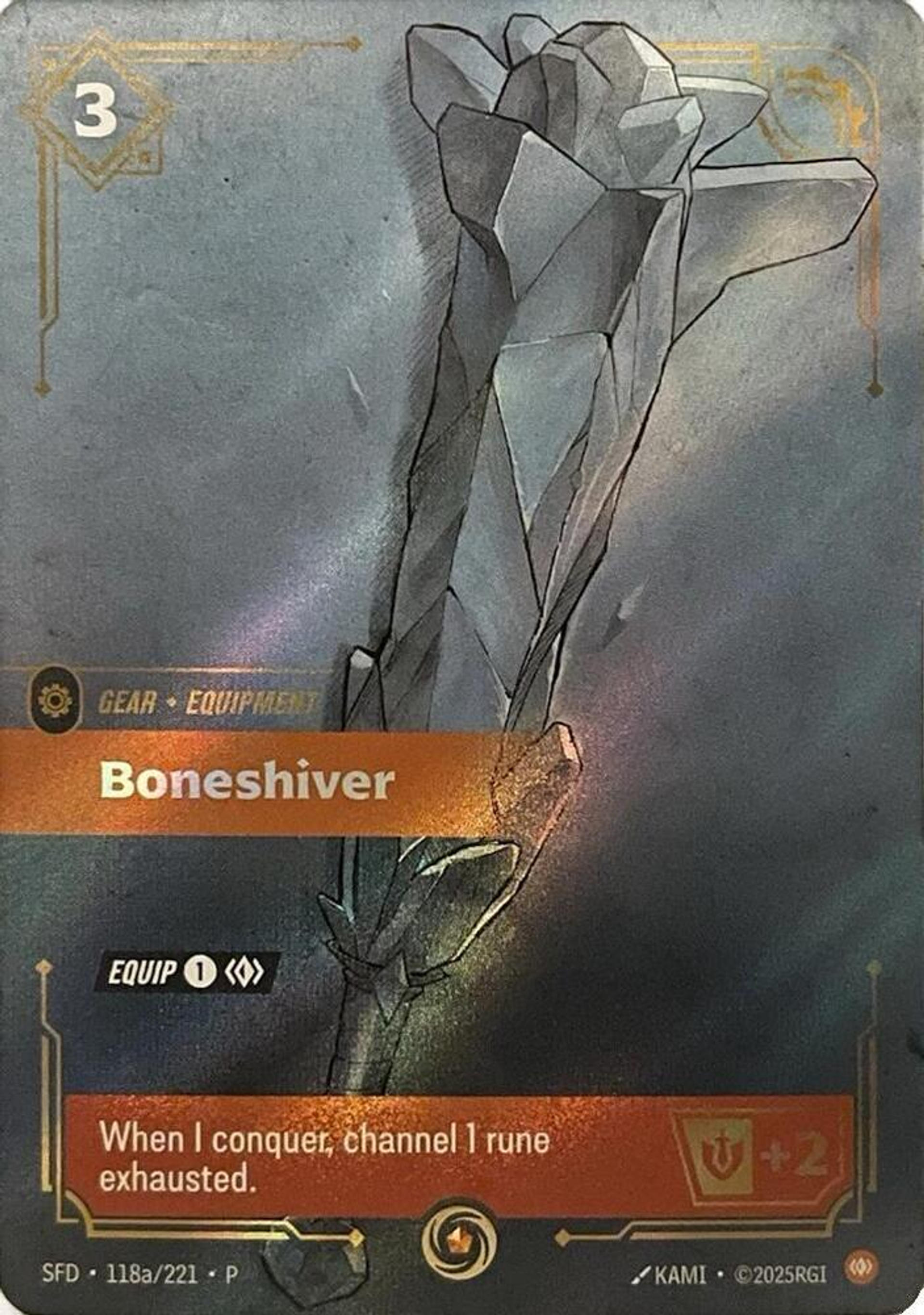Boneshiver — Spiritforged - Promo Cards — Riftbound