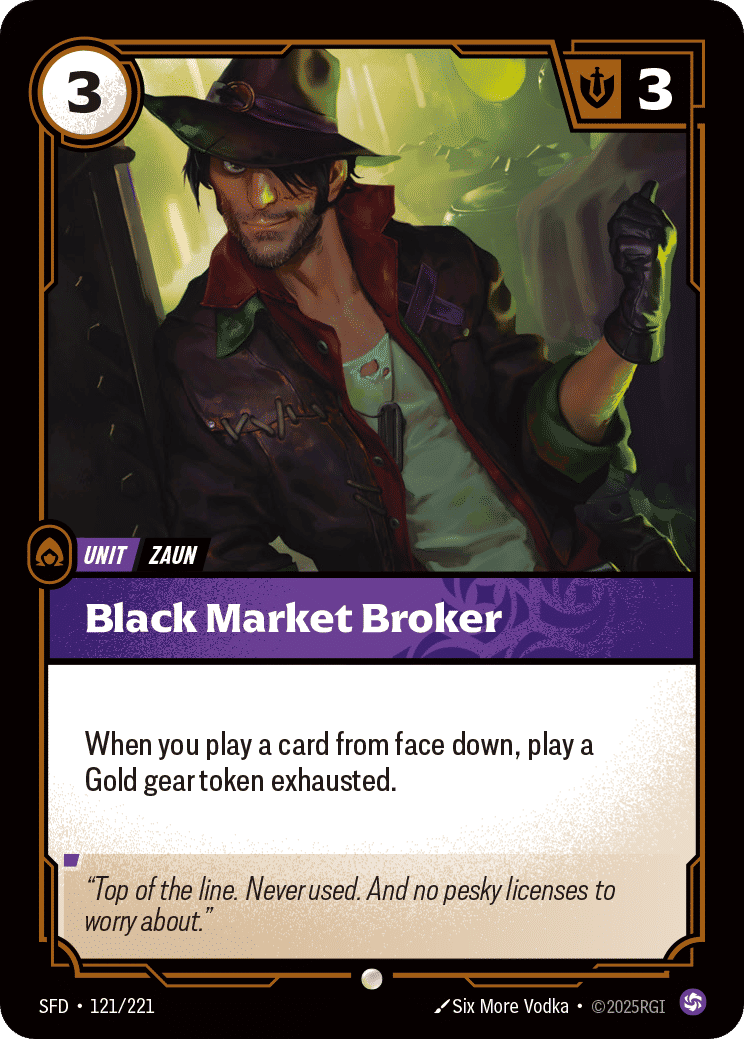Black Market Broker — Spiritforged — Riftbound