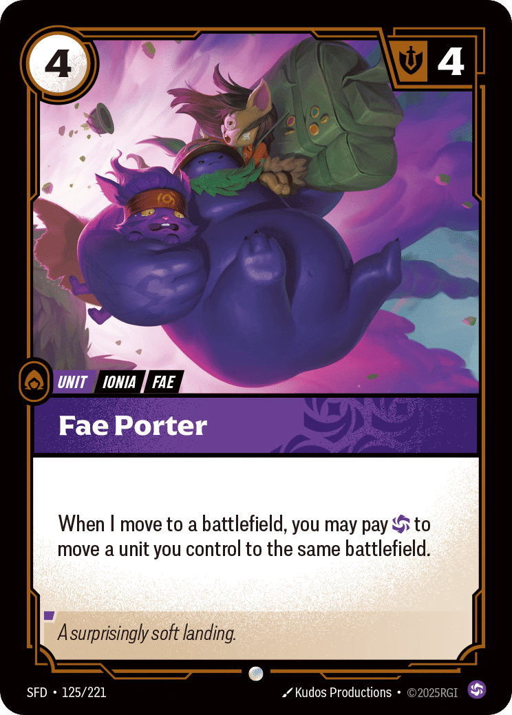 Fae Porter — Spiritforged — Riftbound