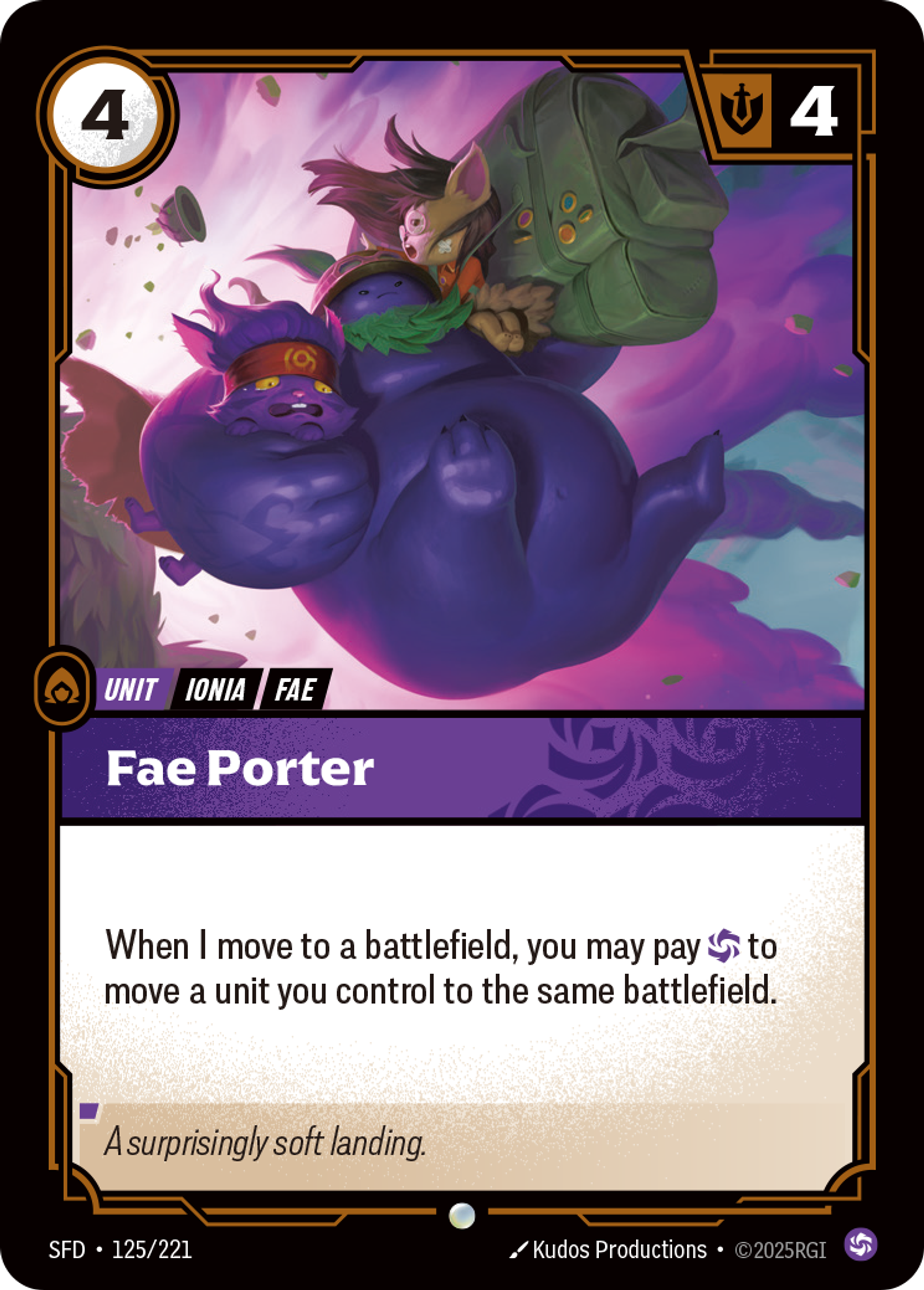 Fae Porter — Spiritforged — Riftbound