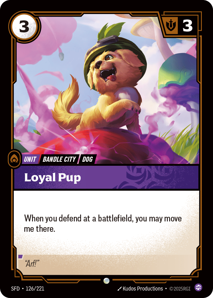 Loyal Pup — Spiritforged — Riftbound