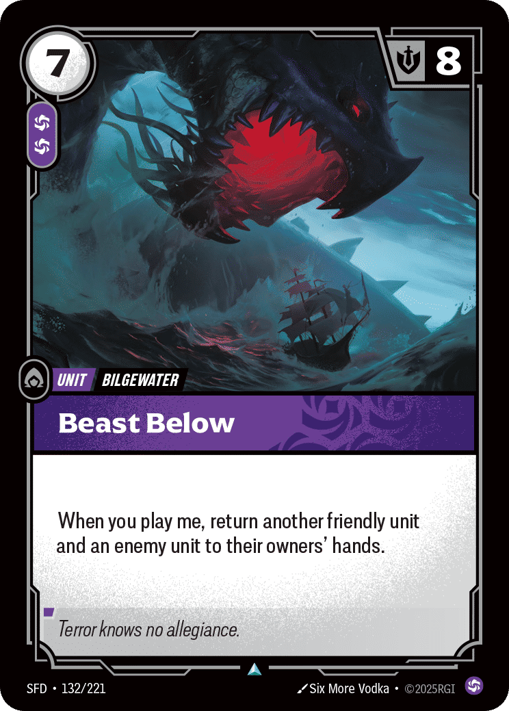 Beast Below — Spiritforged — Riftbound