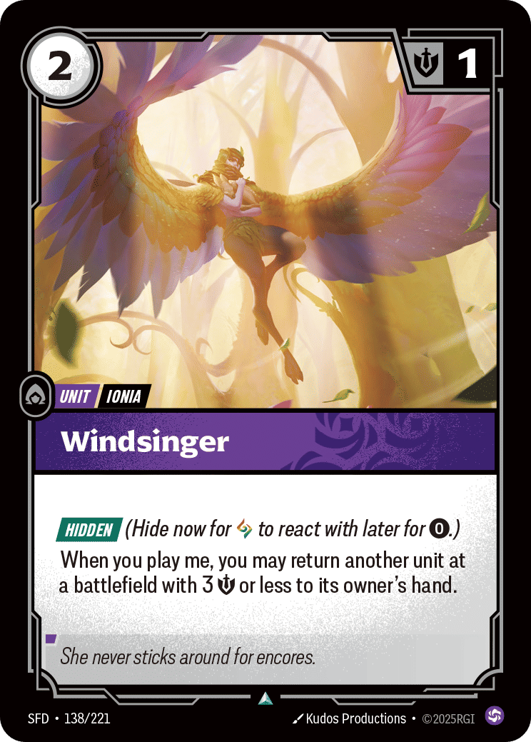 Windsinger — Spiritforged — Riftbound