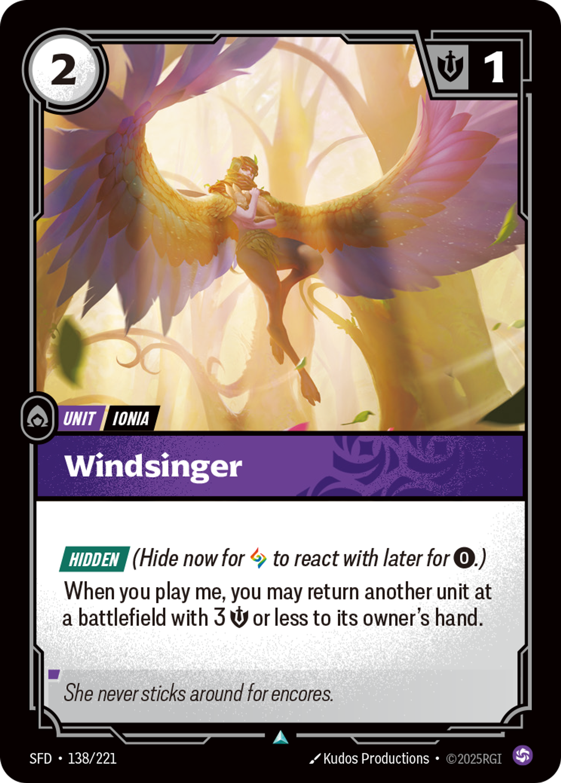Windsinger — Spiritforged — Riftbound