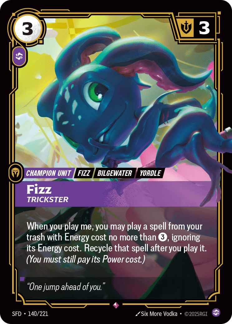 Fizz - Trickster — Spiritforged — Riftbound