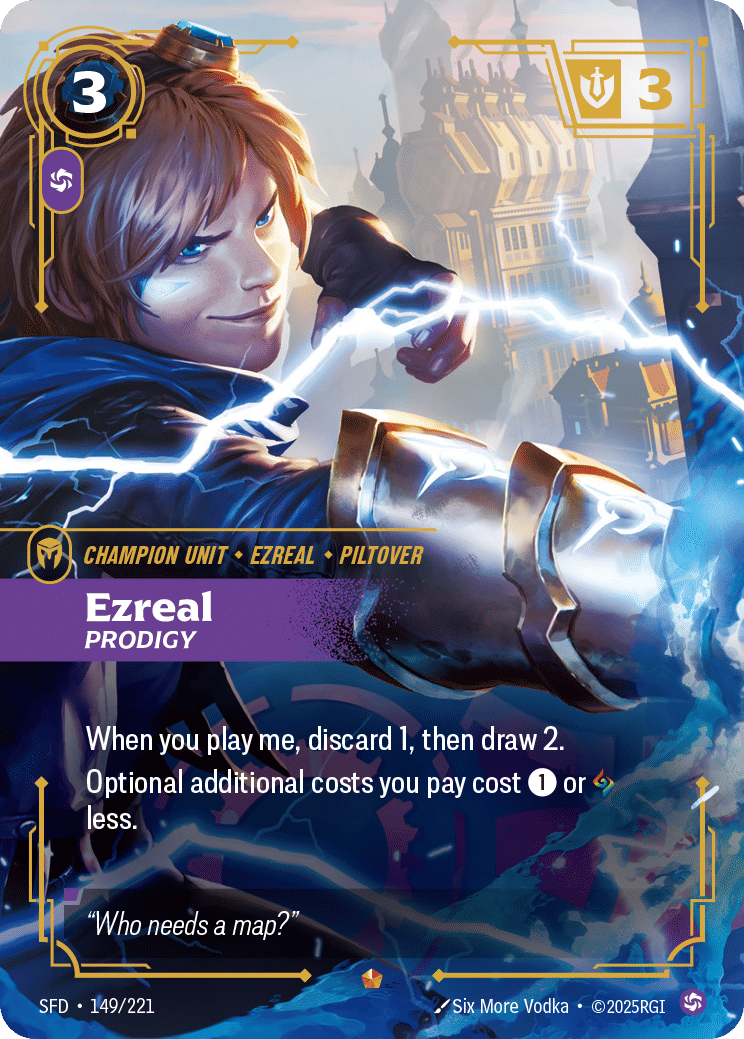 Ezreal - Prodigy — Spiritforged — Riftbound: League of Legends TCG