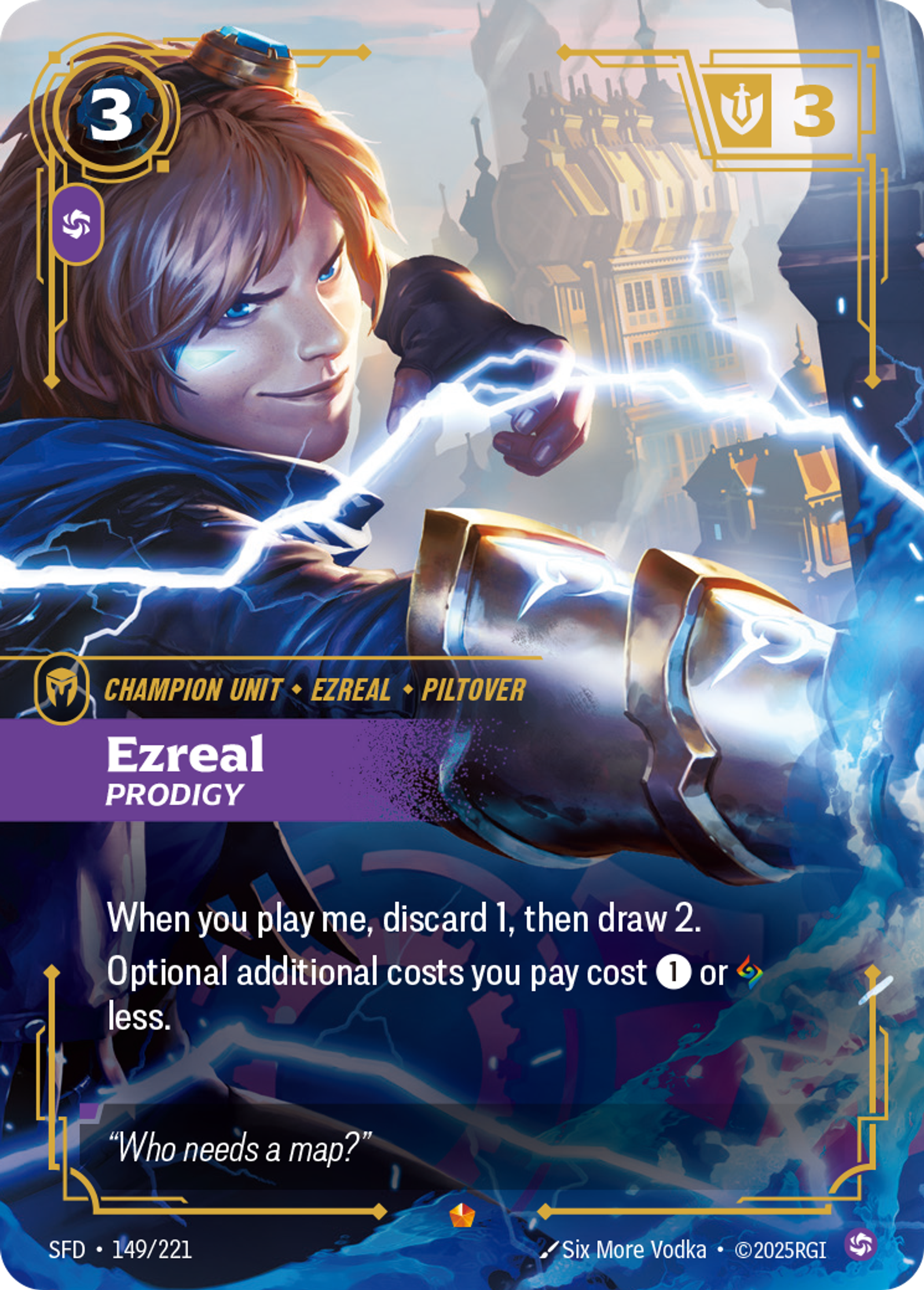 Ezreal - Prodigy — Spiritforged — Riftbound