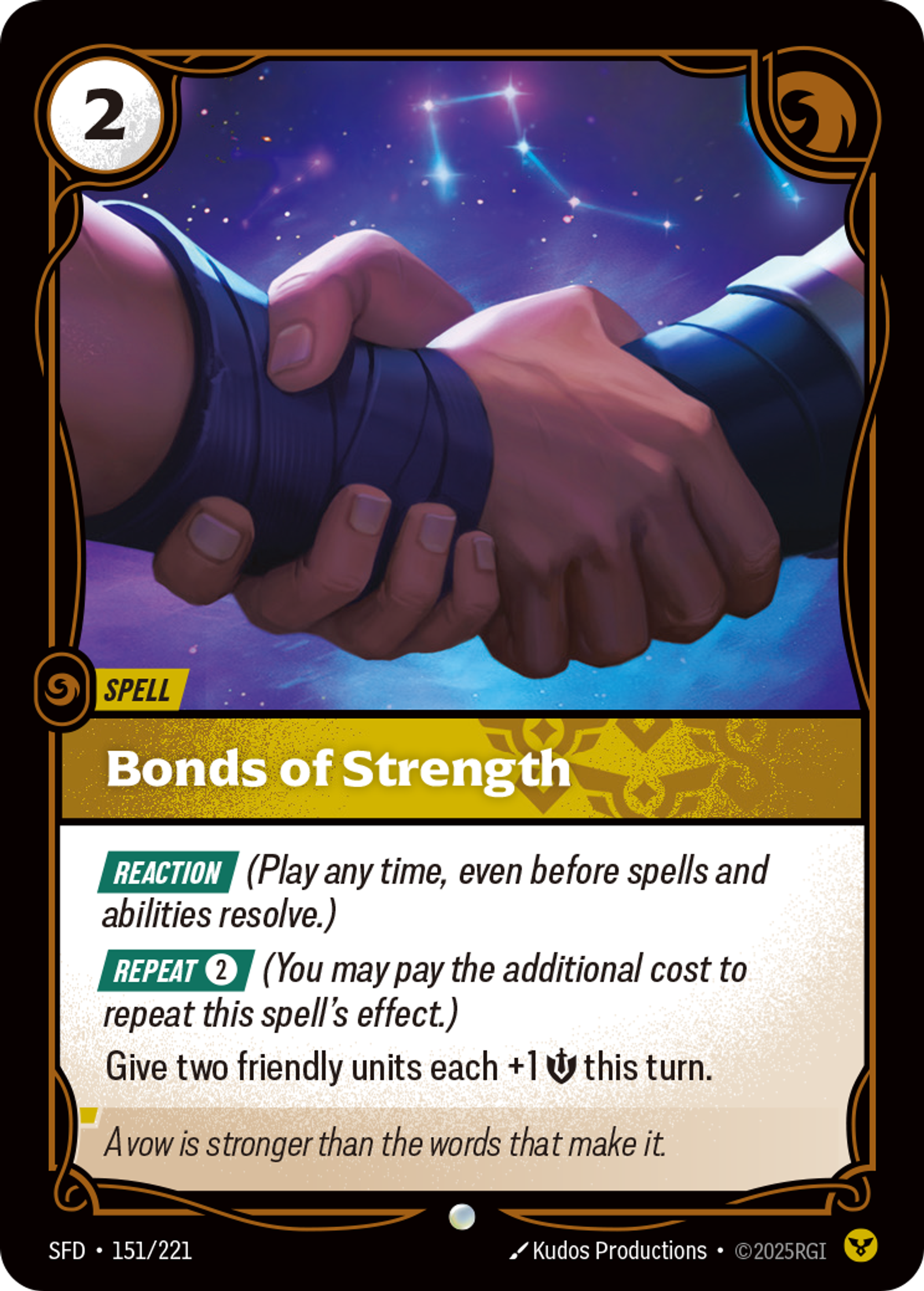 Bonds of Strength — Spiritforged — Riftbound