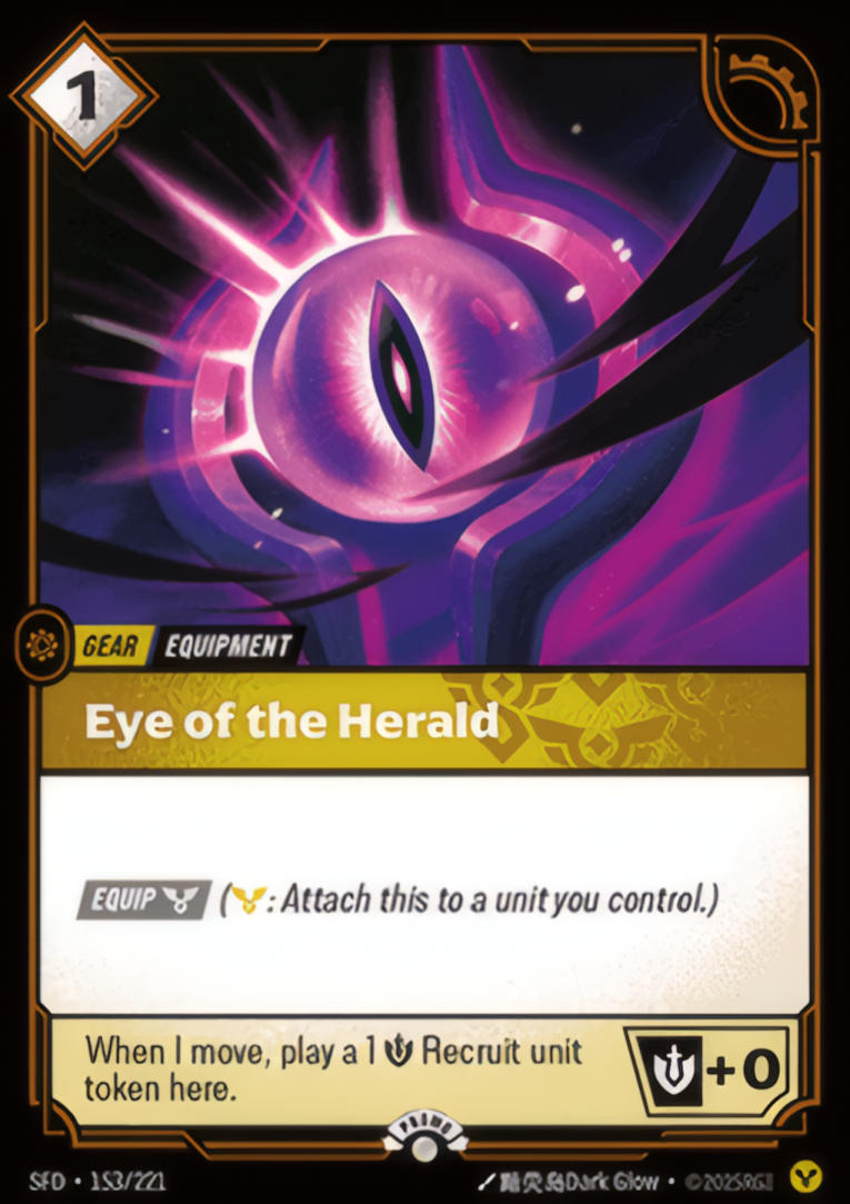 Eye of the Herald — Spiritforged - Promo Cards — Riftbound: League of Legends TCG