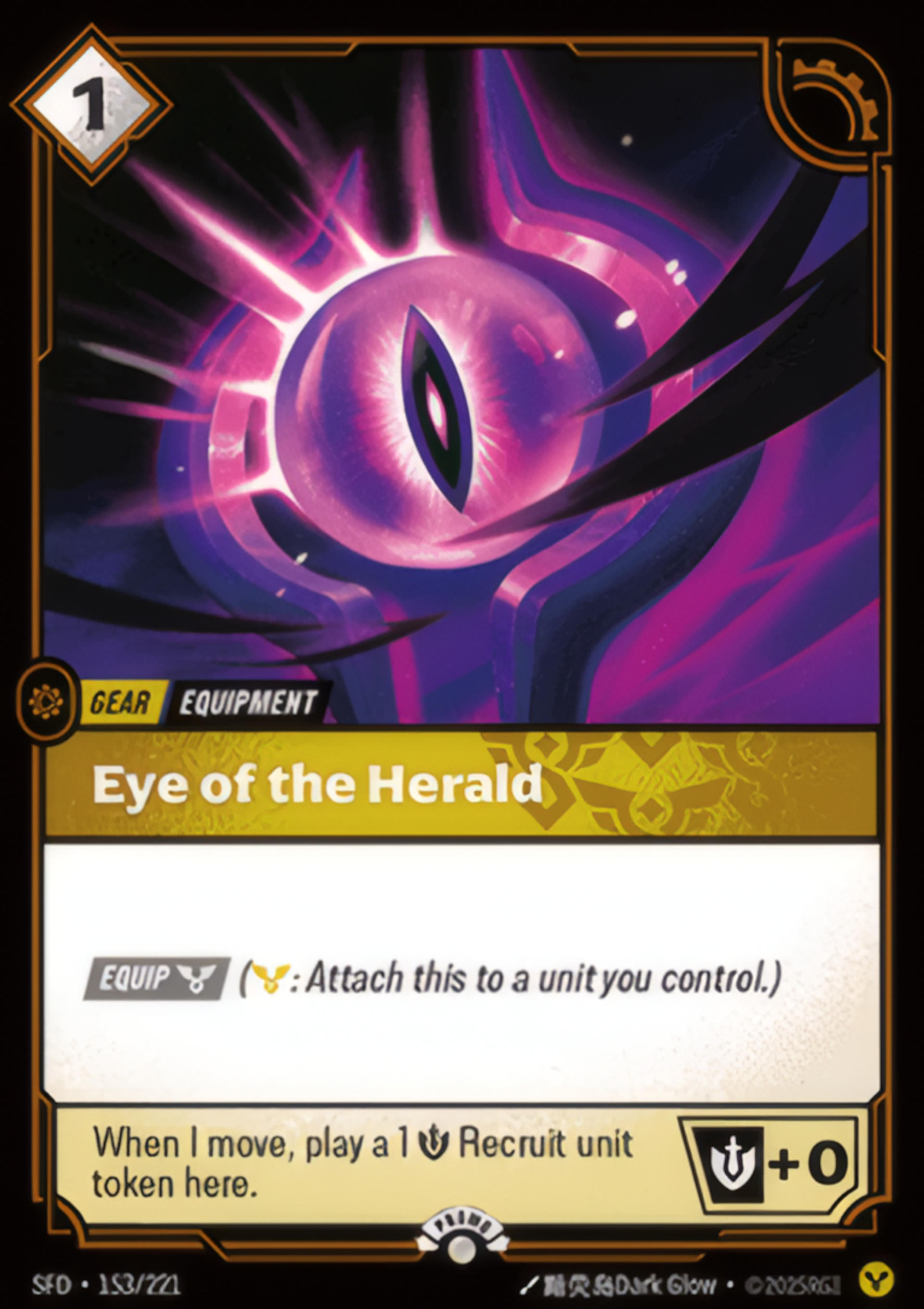 Eye of the Herald — Spiritforged - Promo Cards — Riftbound: League of Legends TCG