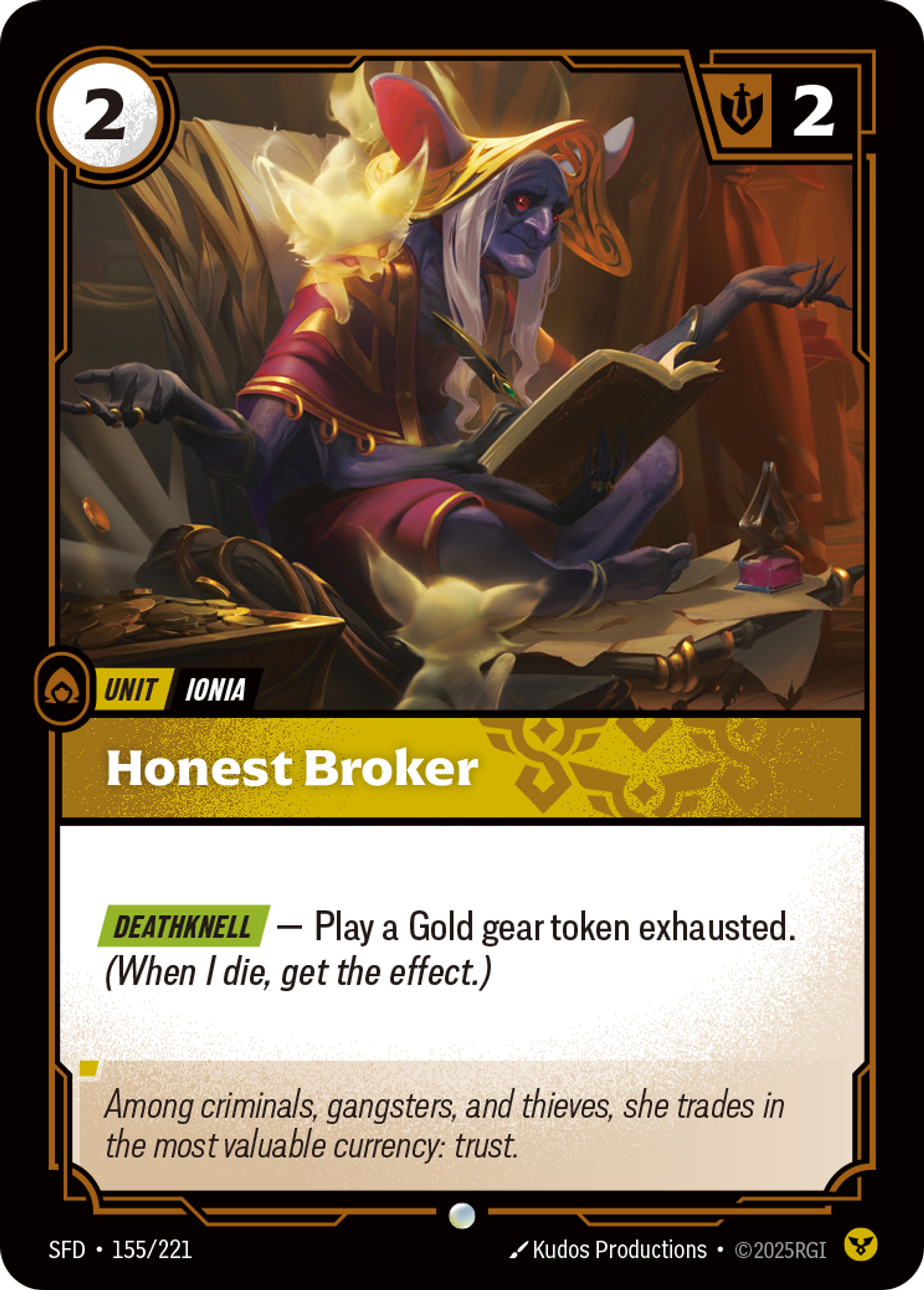 Honest Broker — Spiritforged — Riftbound