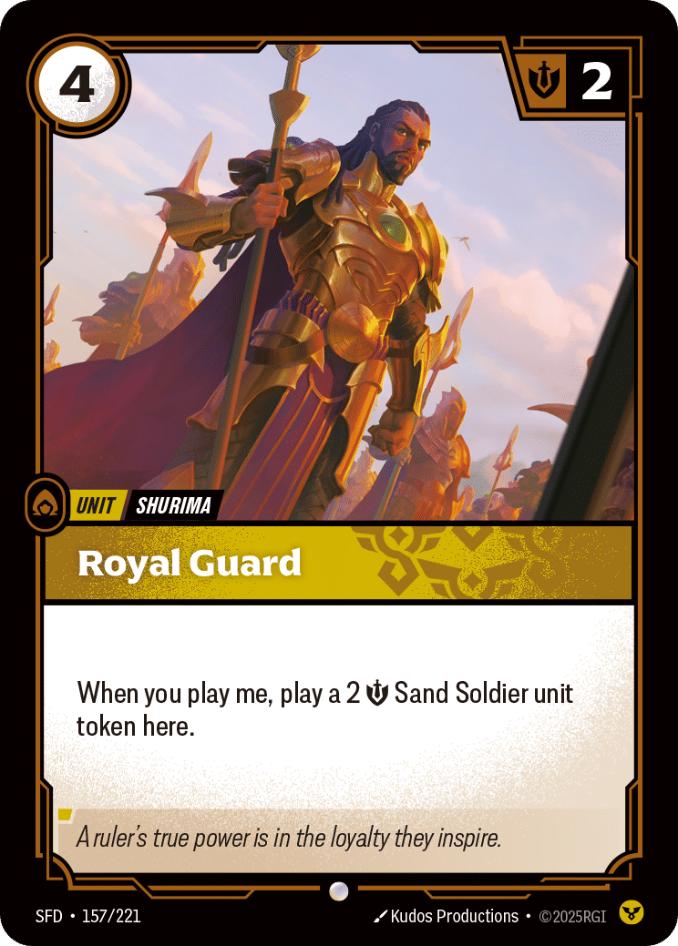 Royal Guard — Spiritforged — Riftbound