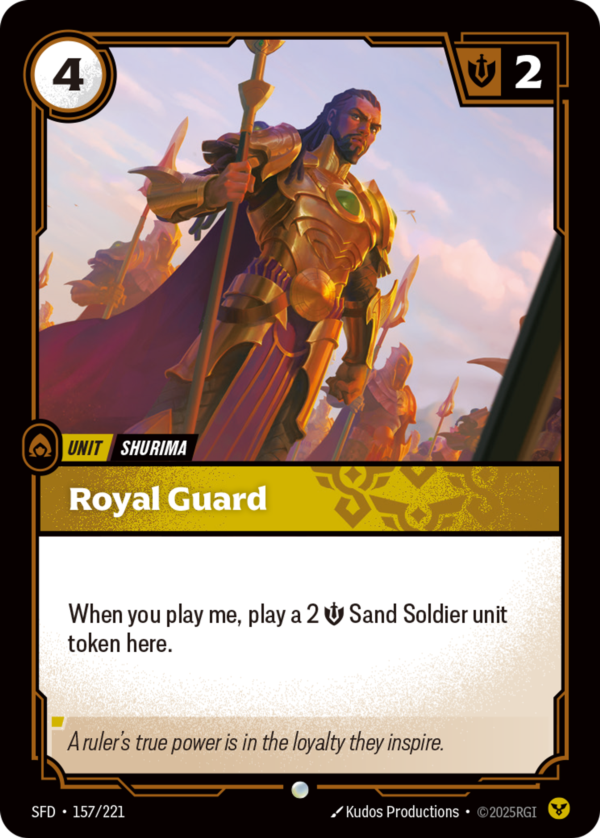Royal Guard — Spiritforged — Riftbound