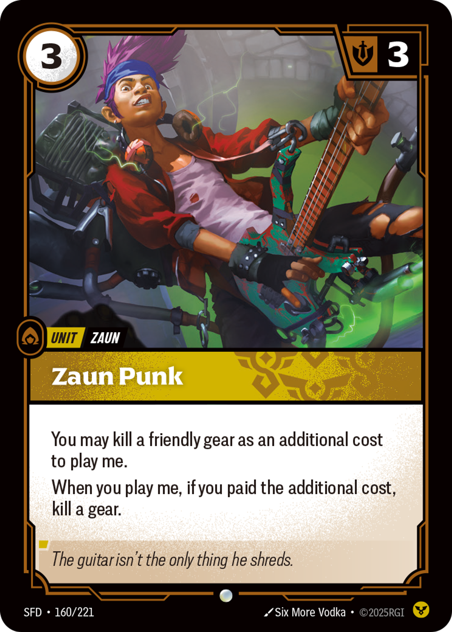 Zaun Punk — Spiritforged — Riftbound