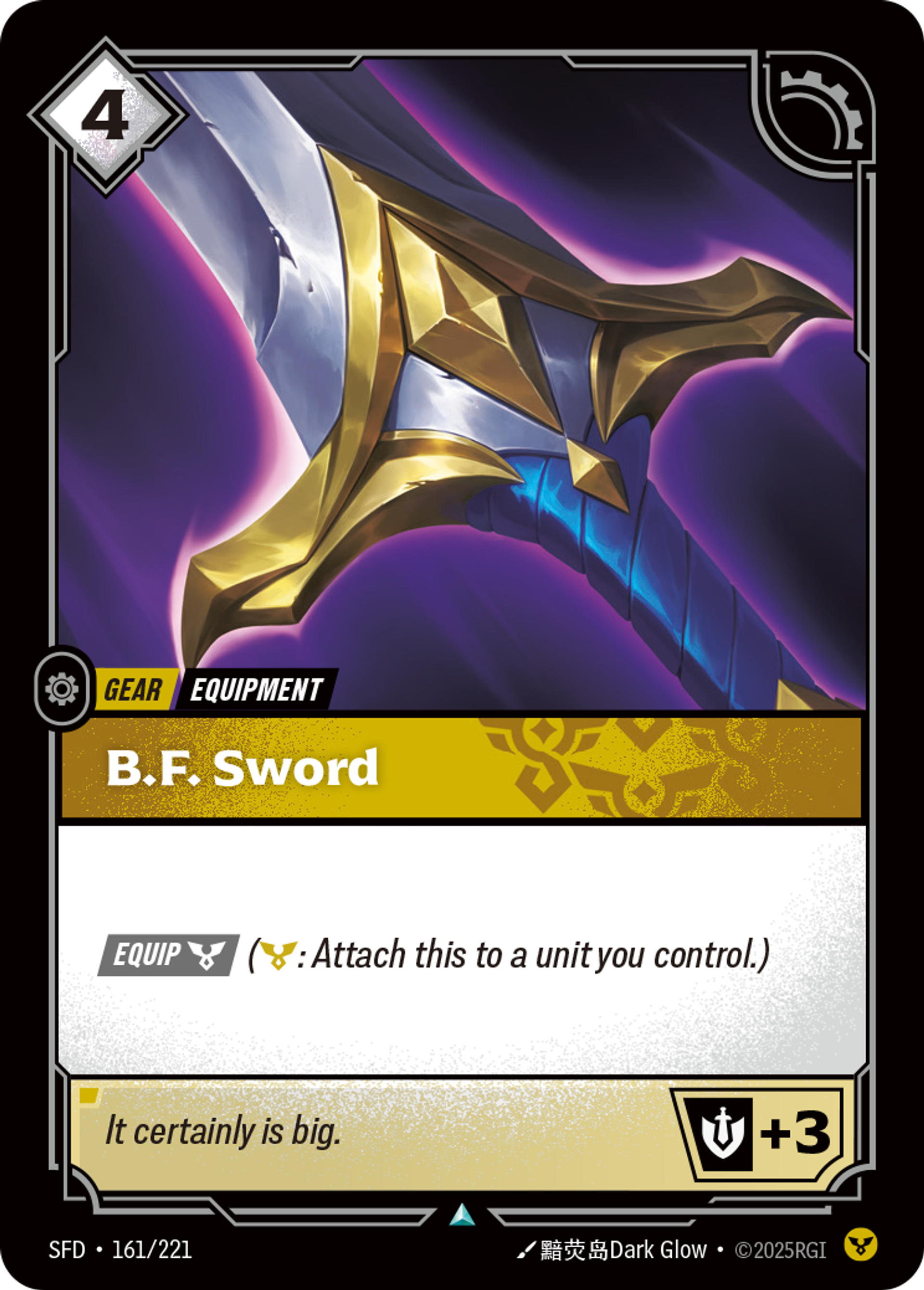 B.F. Sword — Spiritforged — Riftbound
