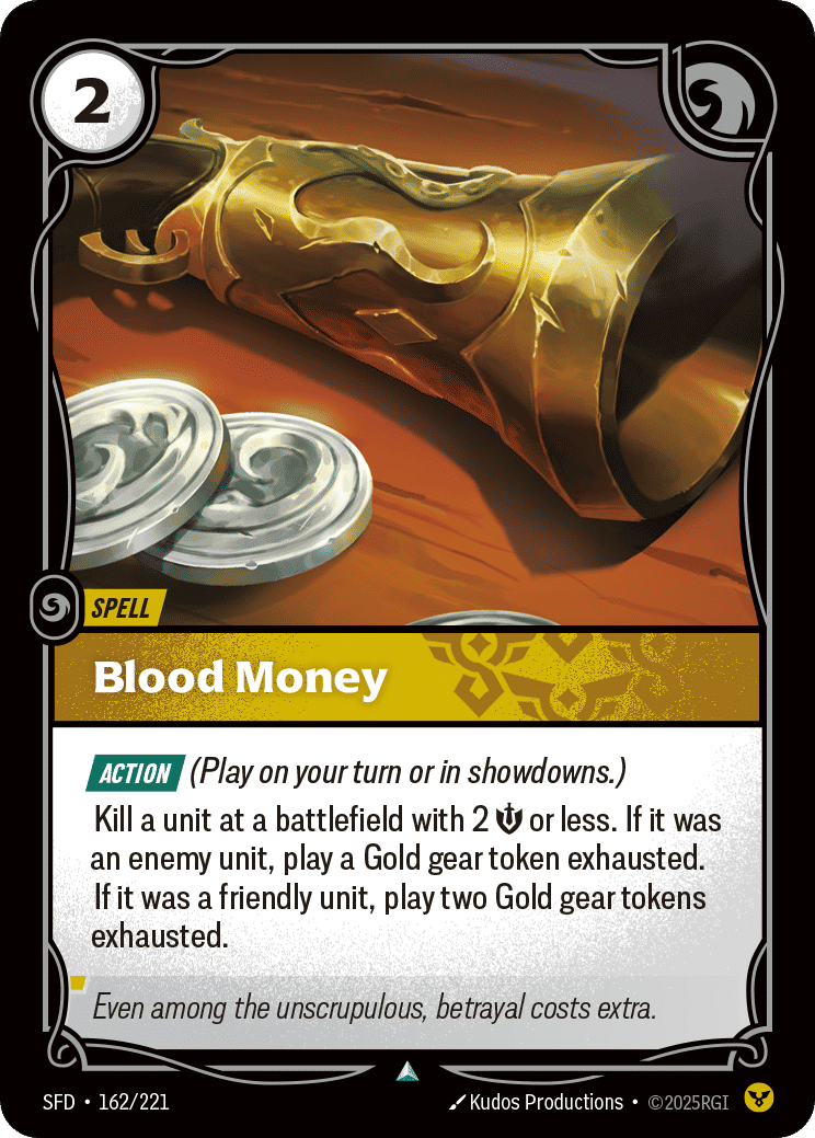 Blood Money — Spiritforged — Riftbound
