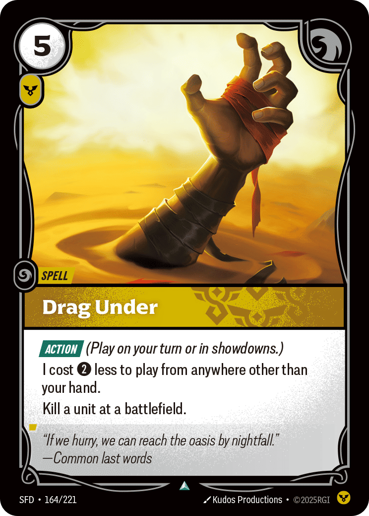 Drag Under — Spiritforged — Riftbound