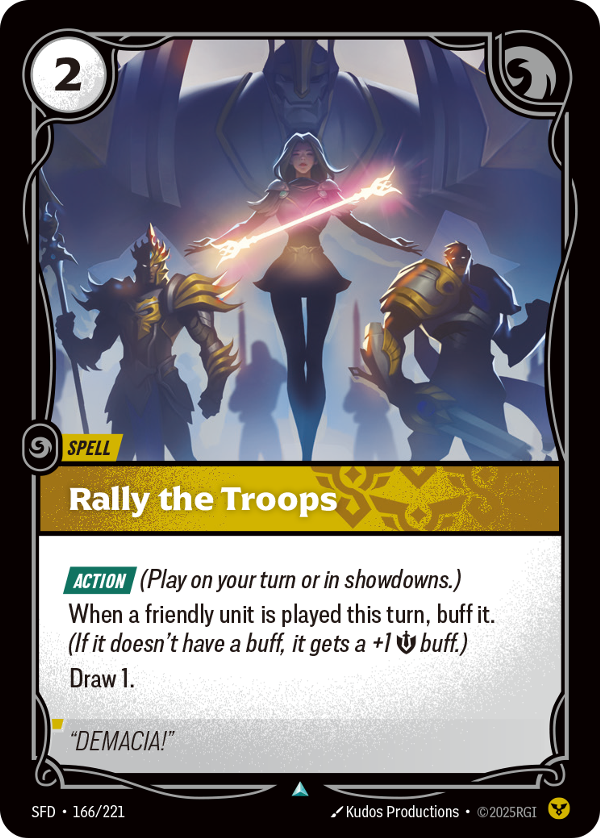 Rally the Troops — Spiritforged — Riftbound
