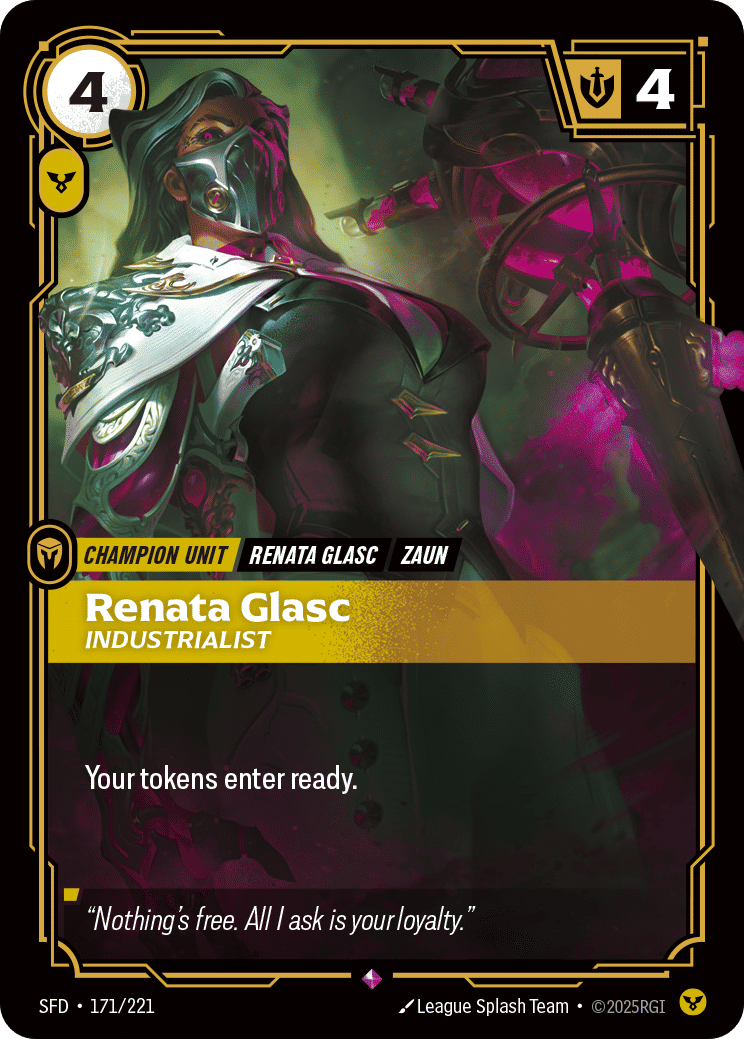 Renata Glasc - Industrialist — Spiritforged — Riftbound