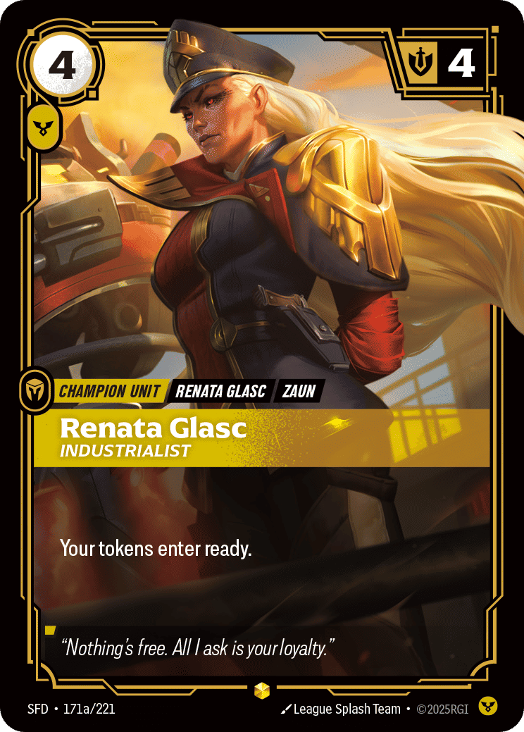 Renata Glasc - Industrialist (Alternate Art) — Spiritforged — Riftbound: League of Legends TCG