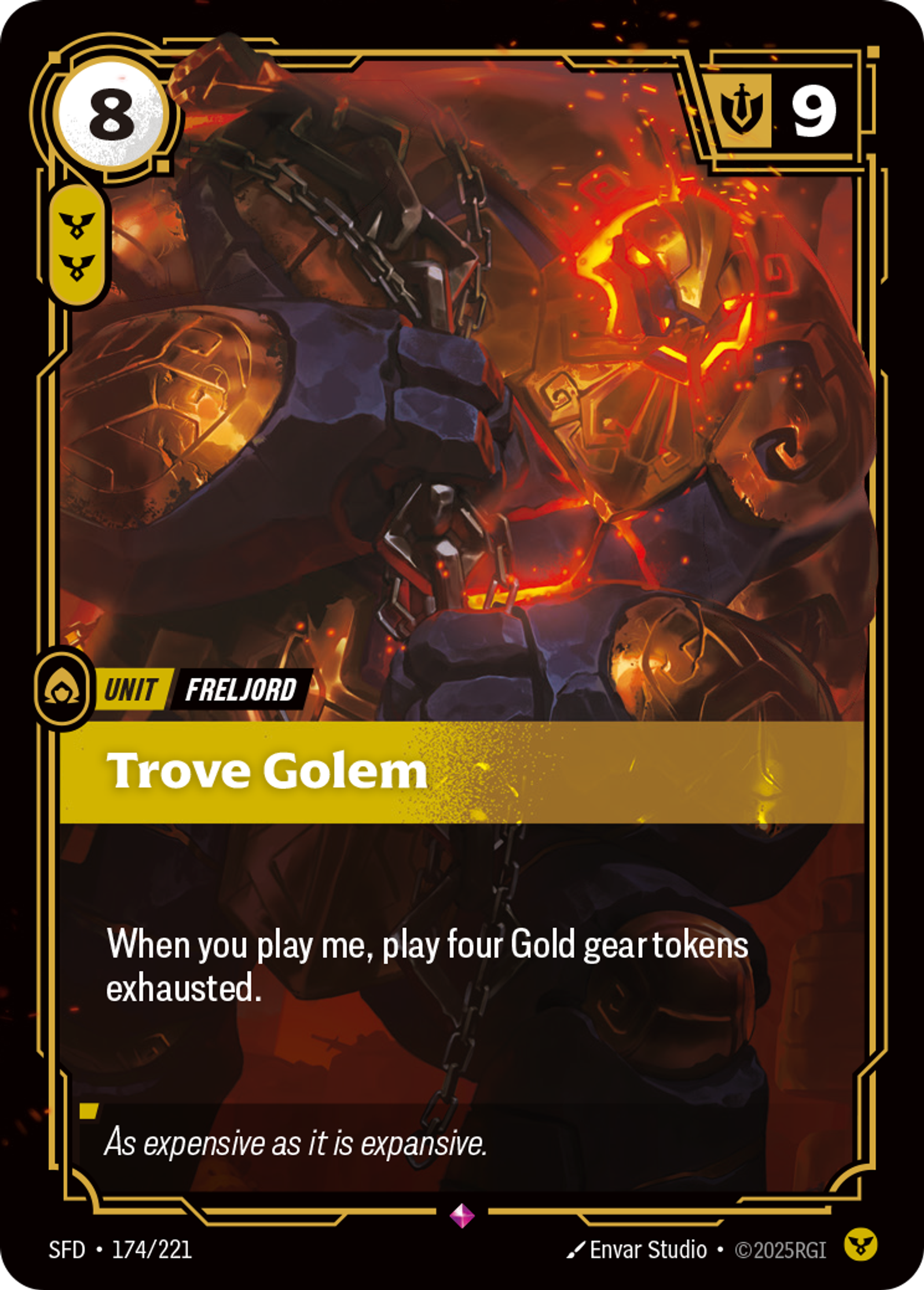 Trove Golem — Spiritforged — Riftbound