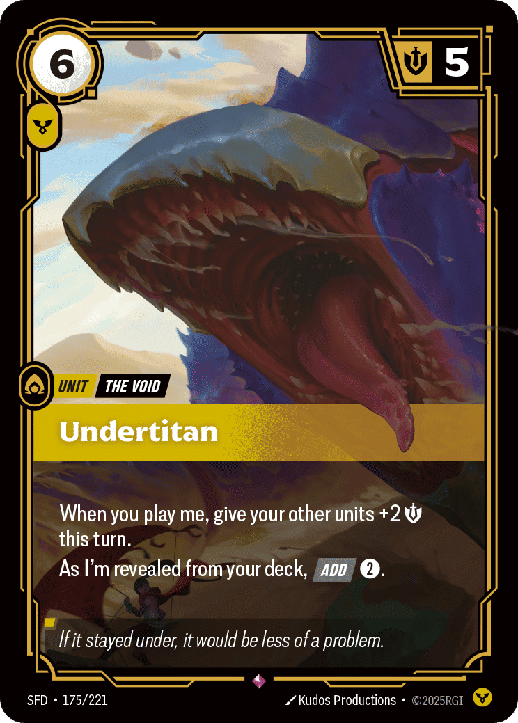 Undertitan — Spiritforged — Riftbound