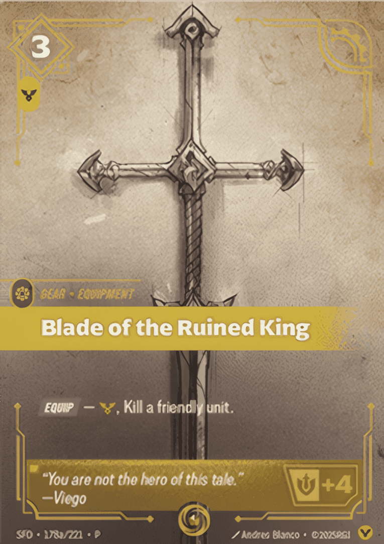 Blade of the Ruined King — Spiritforged - Promo Cards — Riftbound: League of Legends TCG