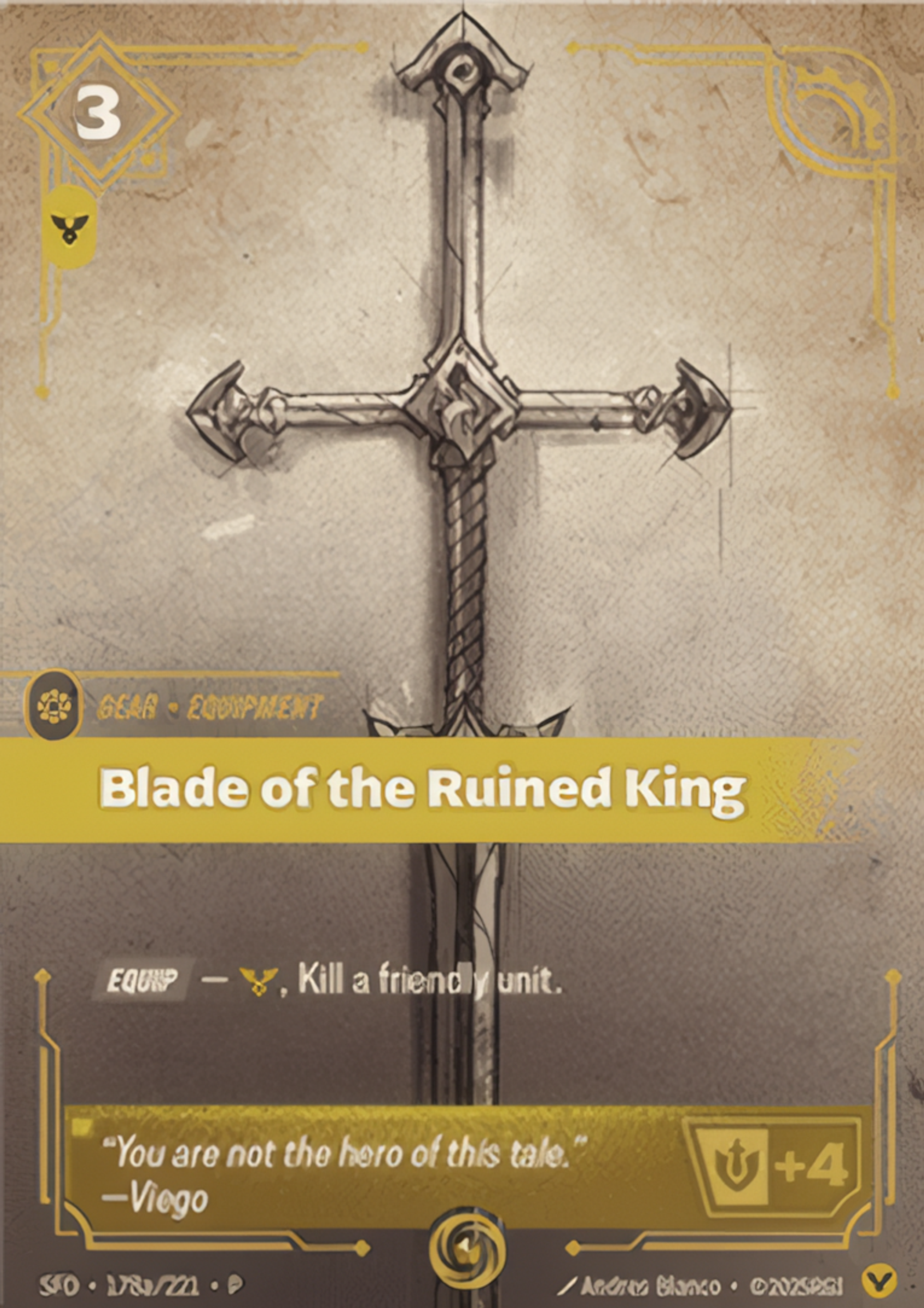Blade of the Ruined King — Spiritforged - Promo Cards — Riftbound: League of Legends TCG