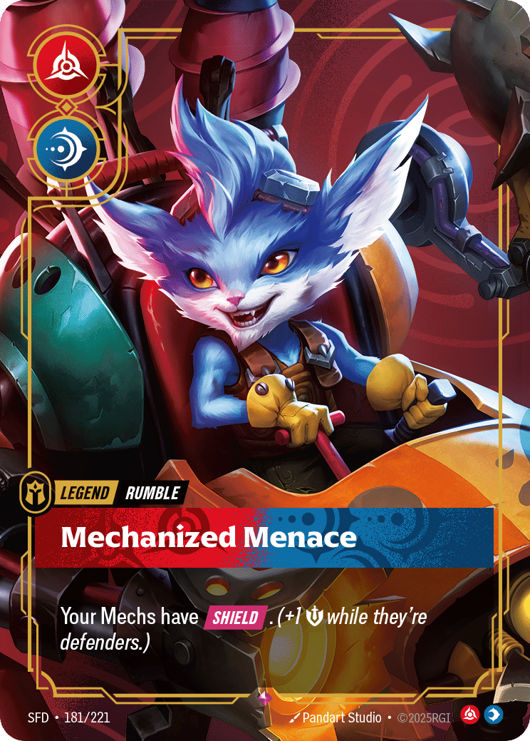 Rumble - Mechanized Menace from Spiritforged - Riftbound: League of Legends TCG
