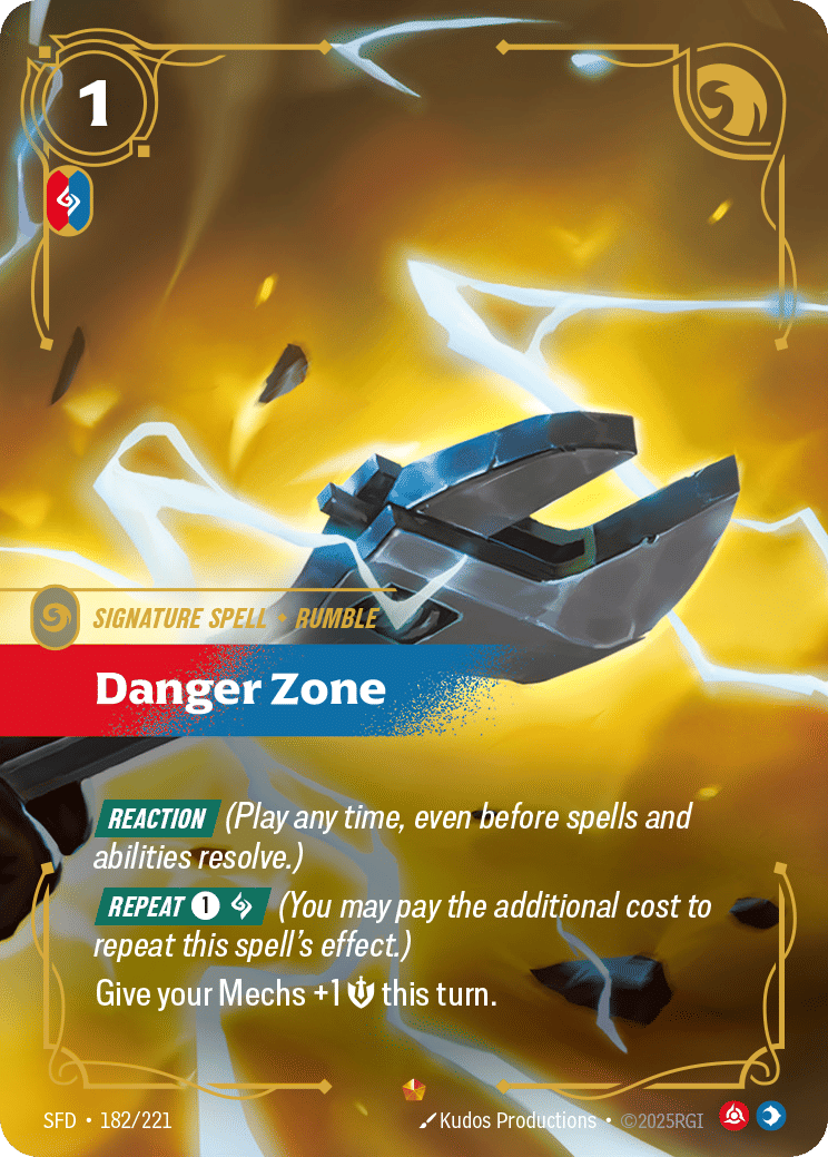 Danger Zone — Spiritforged — Riftbound