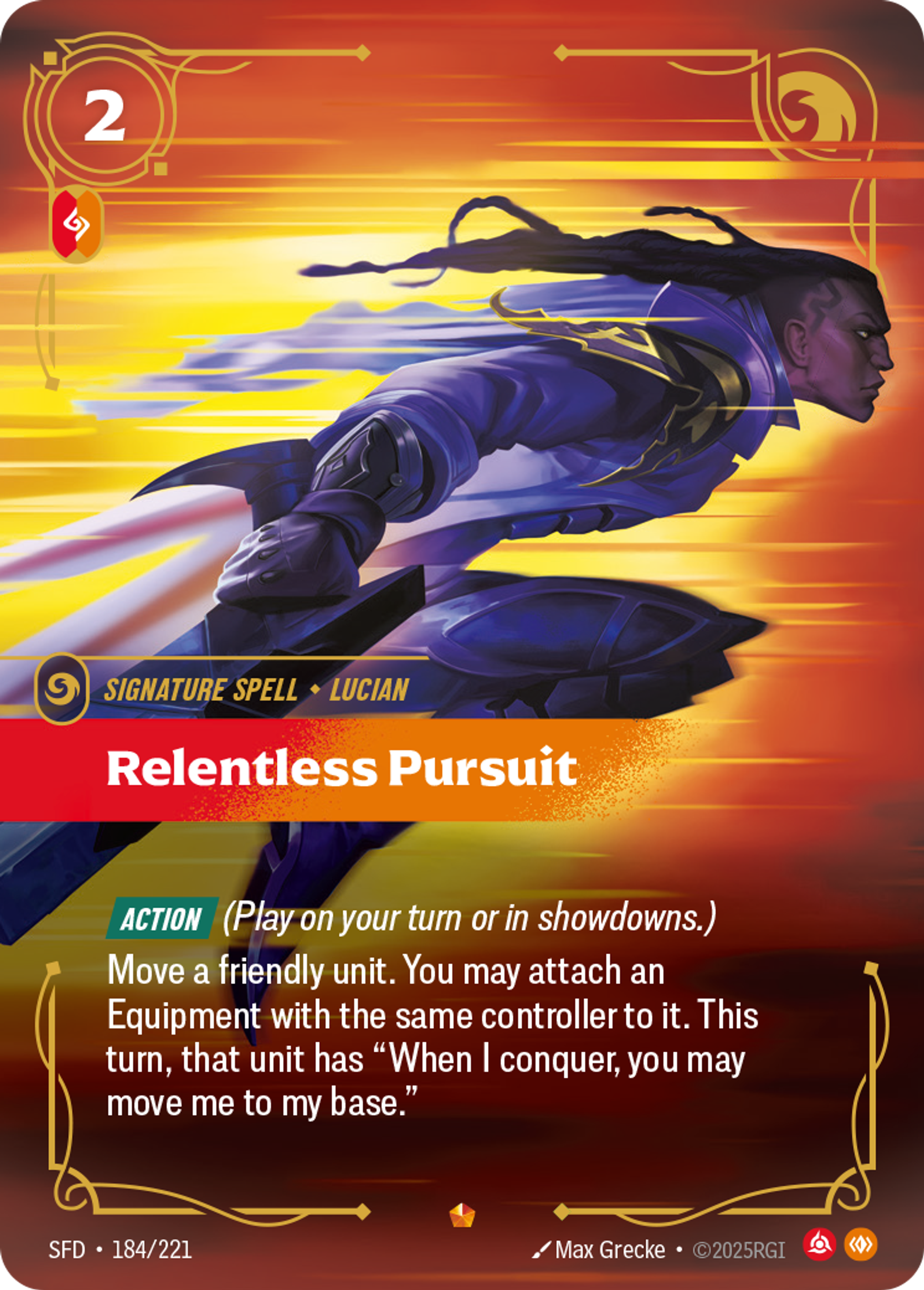 Relentless Pursuit — Spiritforged — Riftbound
