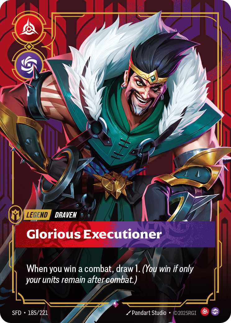 Draven - Glorious Executioner — Spiritforged — Riftbound: League of Legends TCG