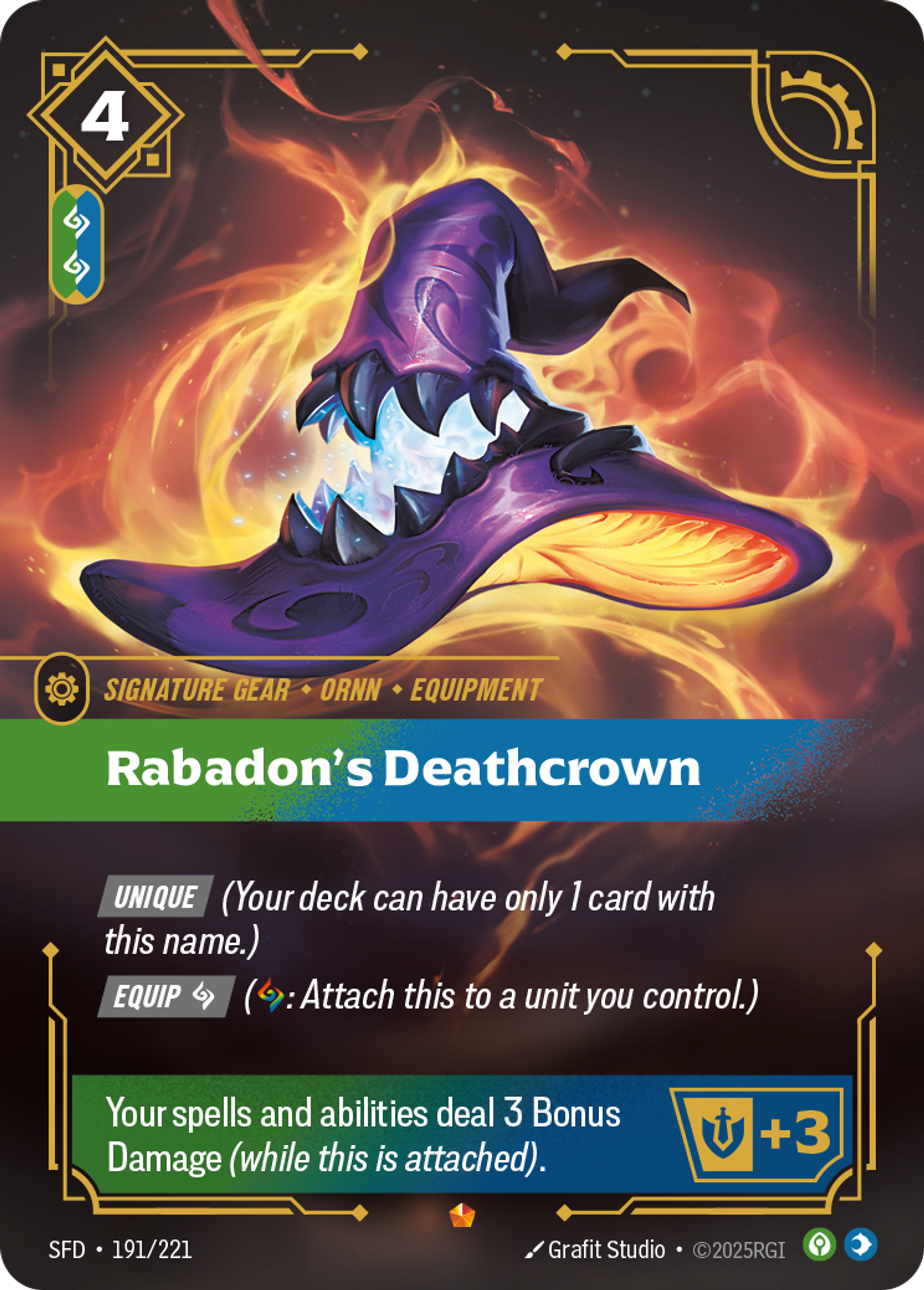 Rabadon's Deathcrown — Spiritforged — Riftbound