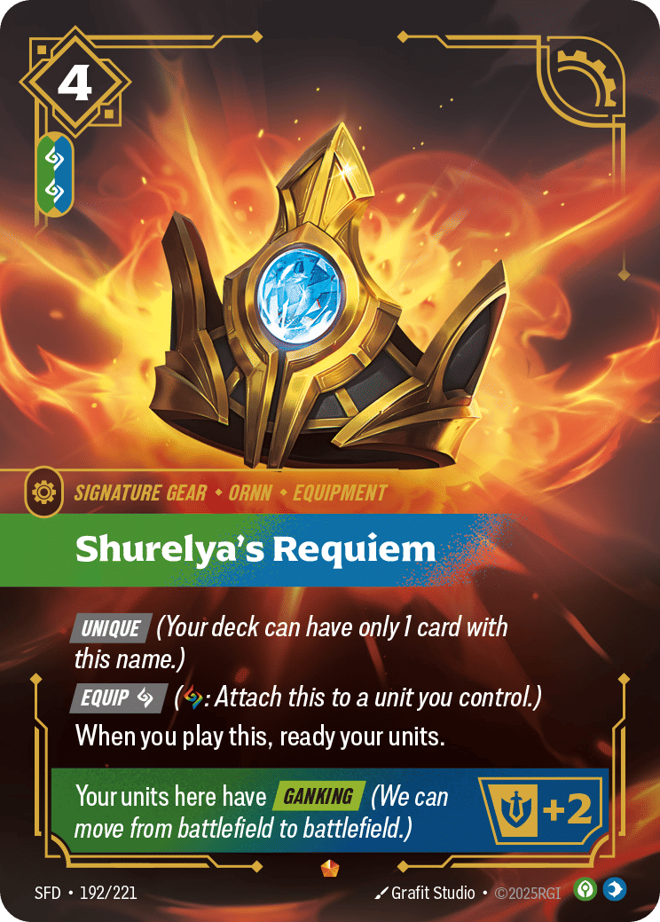 Shurelya's Requiem — Spiritforged — Riftbound